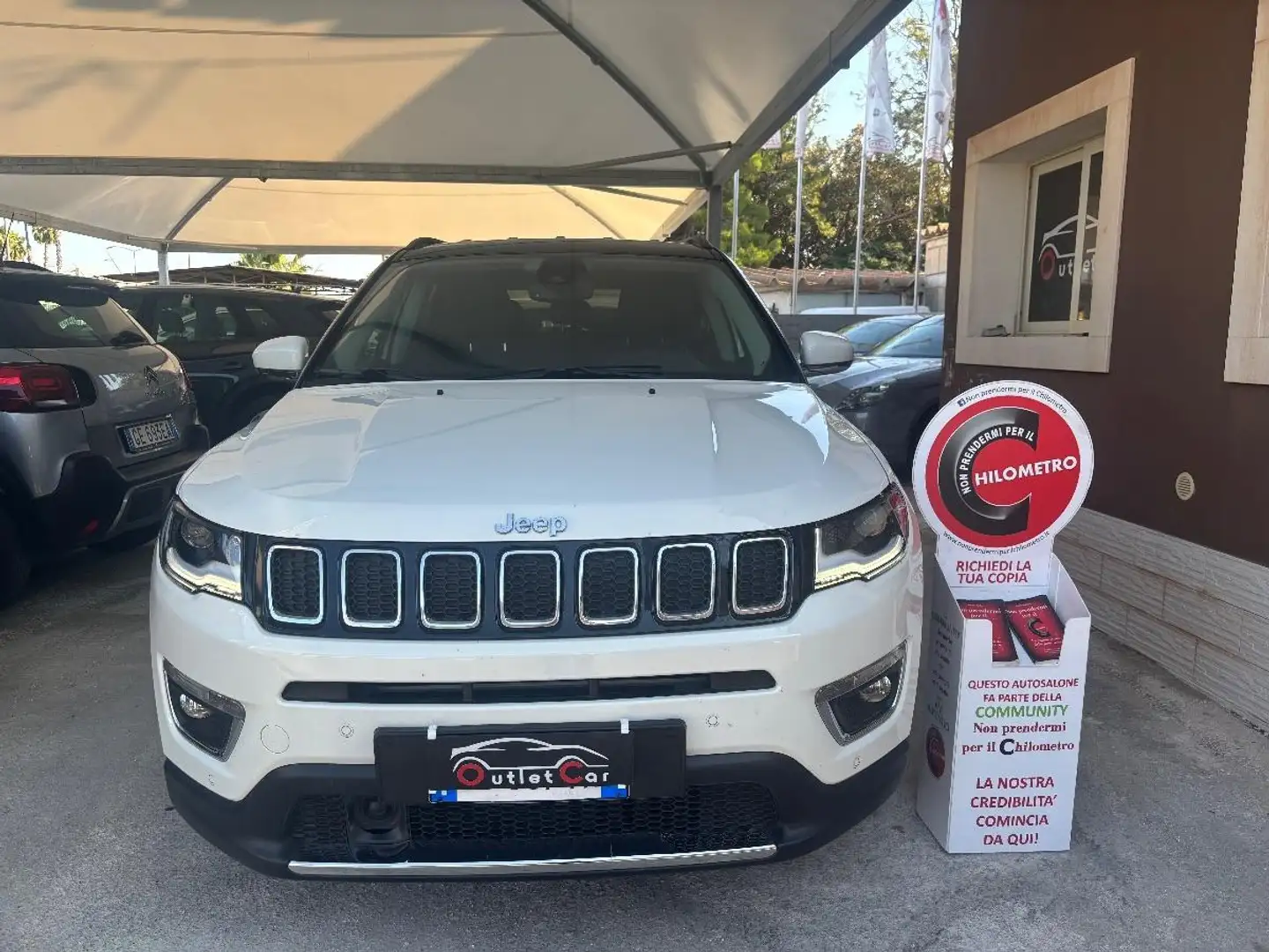 Jeep Compass 1.6 Mjt II 2WD Limited Bianco - 2