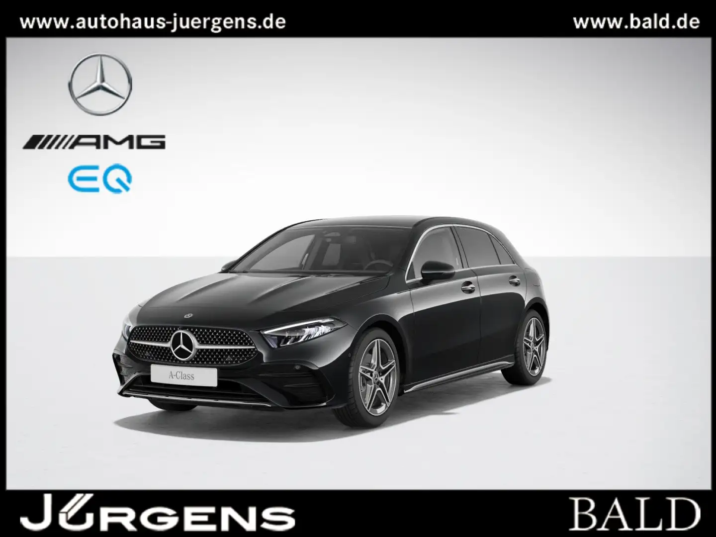 Mercedes-Benz A 180 AMG-Sport/LED/Cam/Leder/Keyl/Ambiente/18' Schwarz - 2