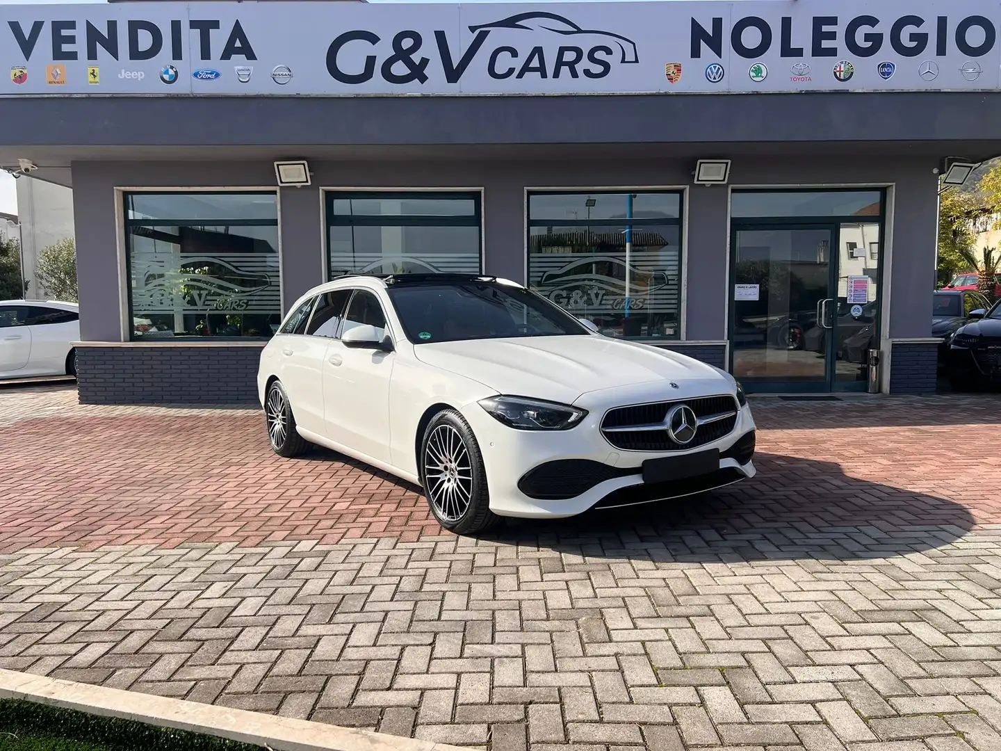 Mercedes-Benz C 220 d PREMIUM SW 197 CV AUTOMATICA PANORAMA FULL Blanc - 1