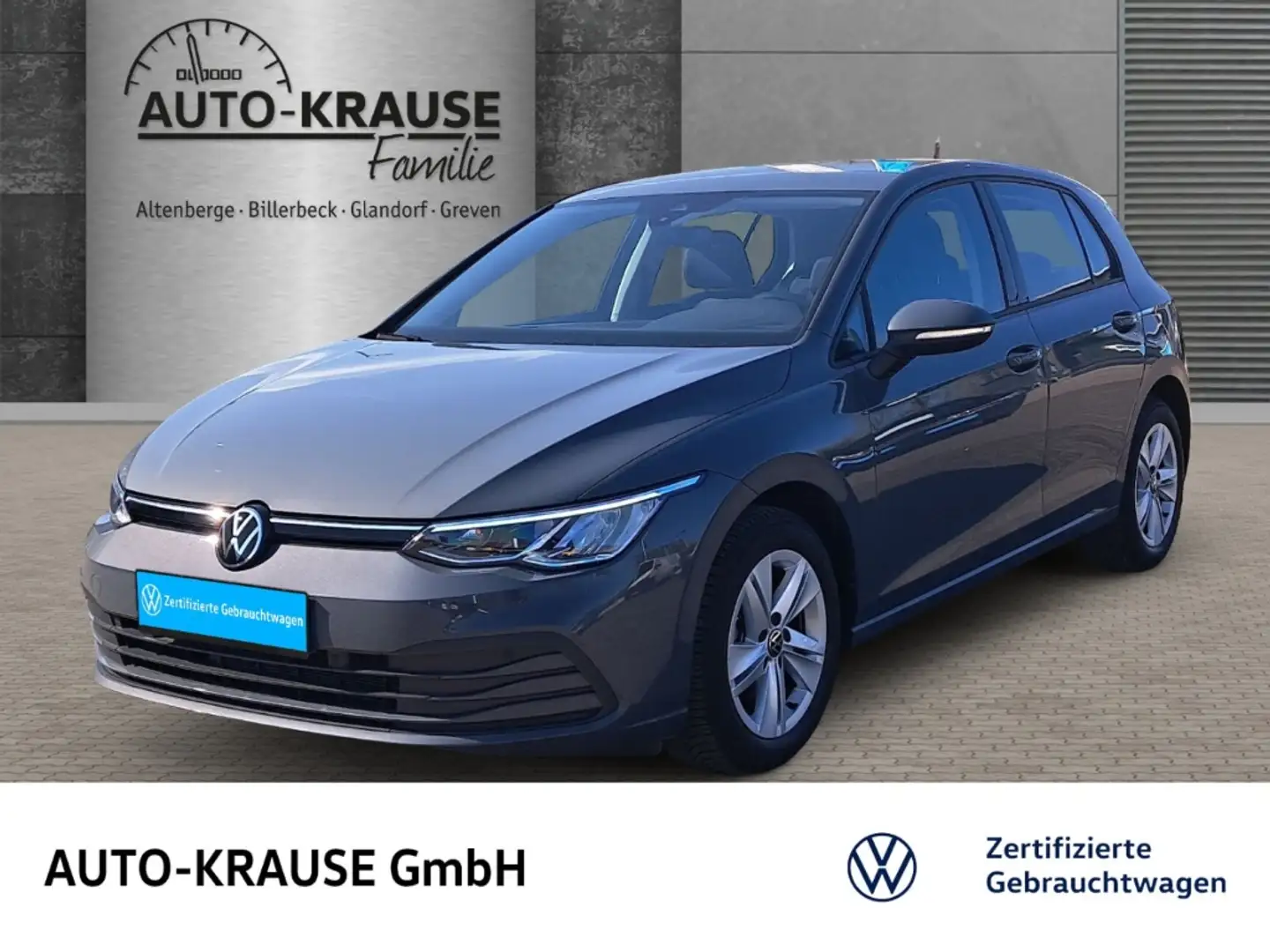 Volkswagen Golf VIII 1.5 TSI Life Navi digitales Cockpit LED Sperr Gris - 1