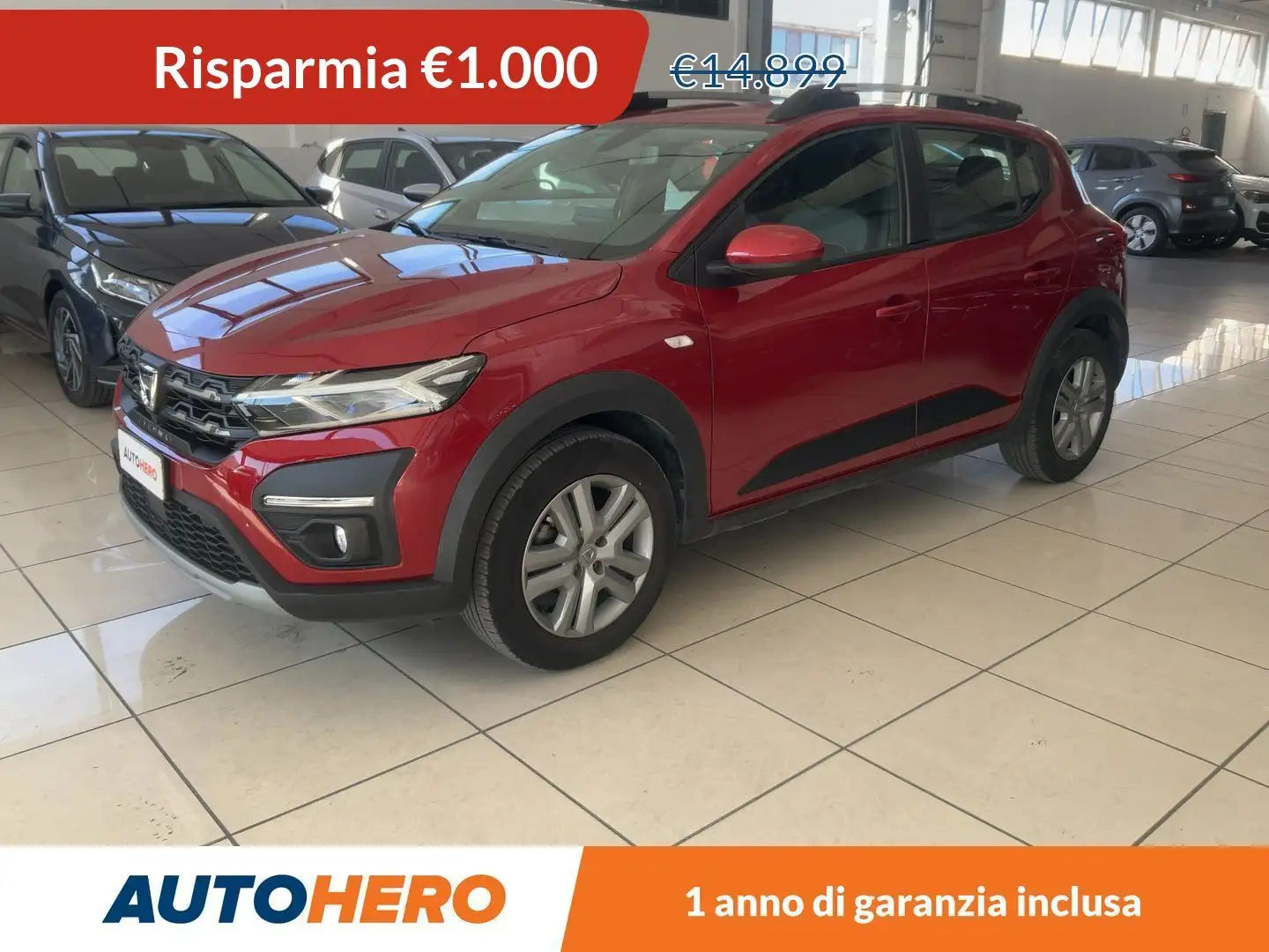 Dacia Sandero 1.0 TCe Stepway Comfort 90 CV Rojo - 1