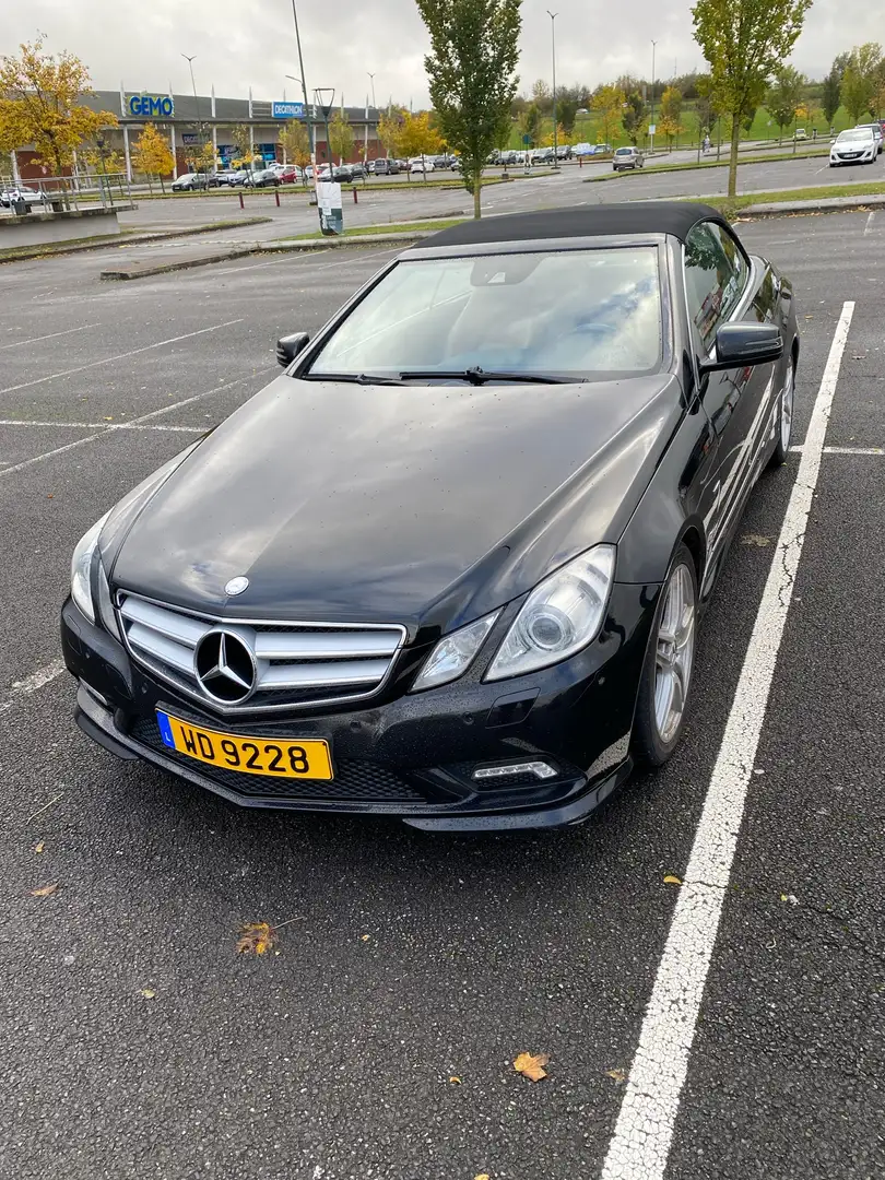 Mercedes-Benz E 220 CDI DPF Cabrio BlueEFFICIENCY Automatik Elegance Noir - 1