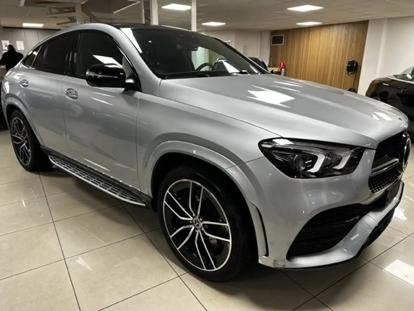 Mercedes-Benz GLE 350 de PHEV Coupé 4-Matic/AMG/PANO/LUCHTV Argent - 2