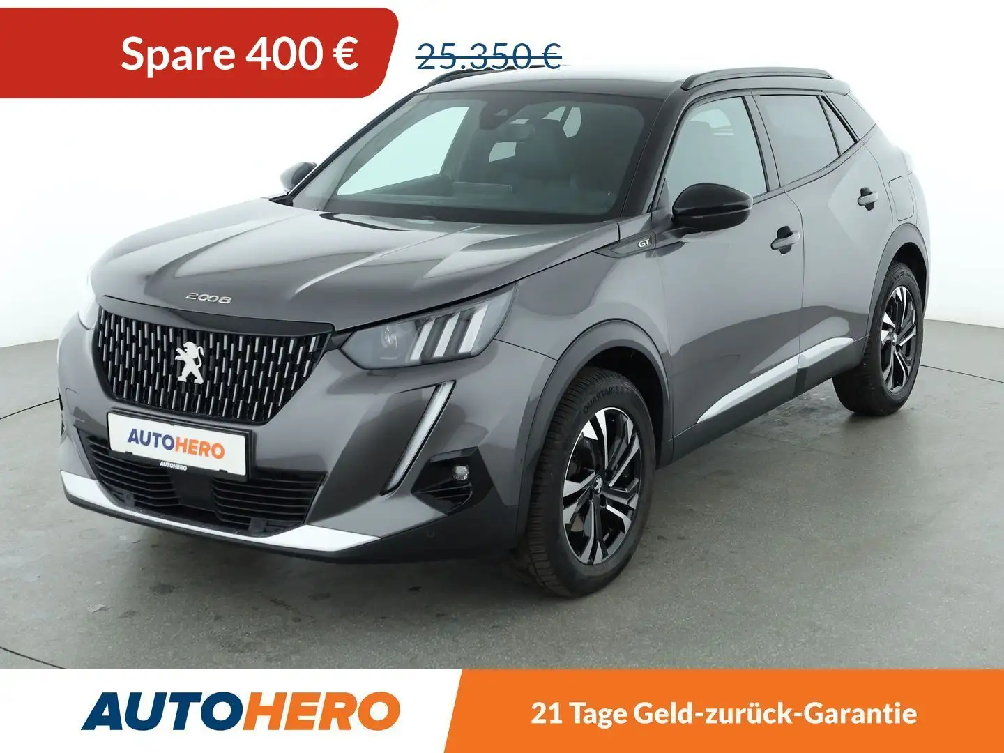 Peugeot 2008 1.5 Blue-HDi GT Aut*NAVI*LED*TEMPO*CAM*PDC*SHZ* Grau - 1