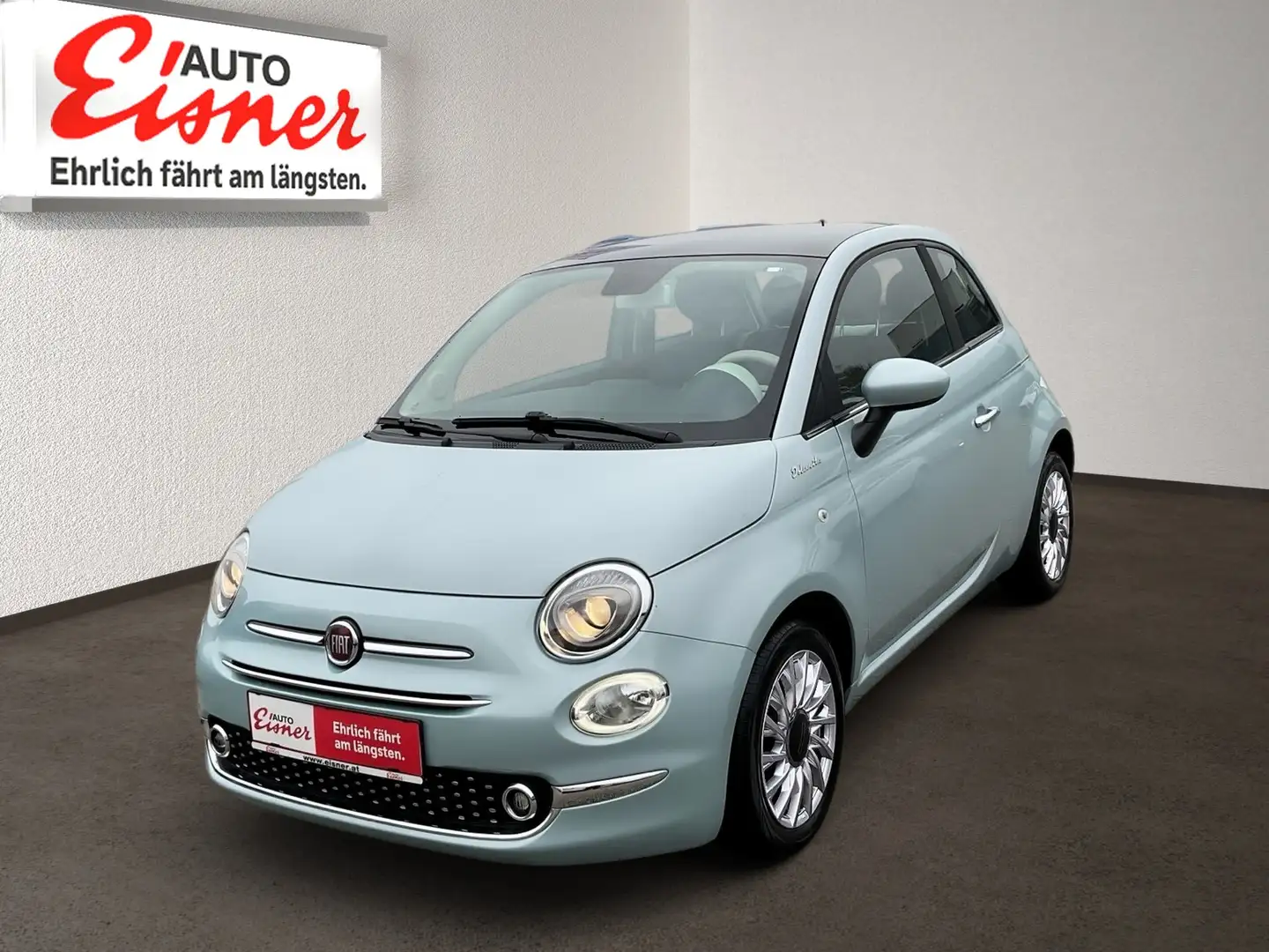 Fiat 500 1.0 GSE HYBRID 70HP Leder Grün - 2