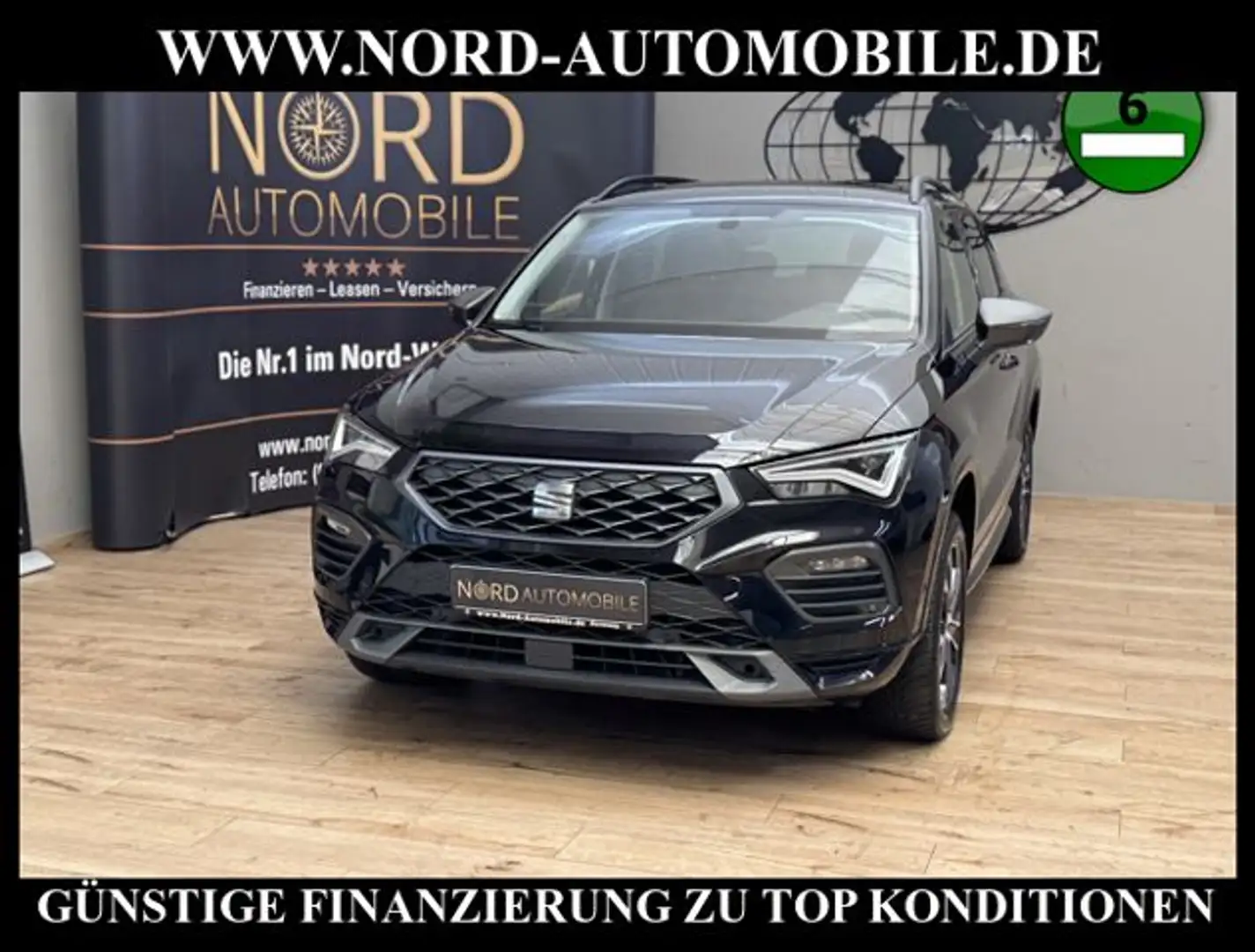 SEAT Ateca FR-Line 2.0 TDI DSG Virt.Cockpit/Kamera/ FR Schwarz - 1