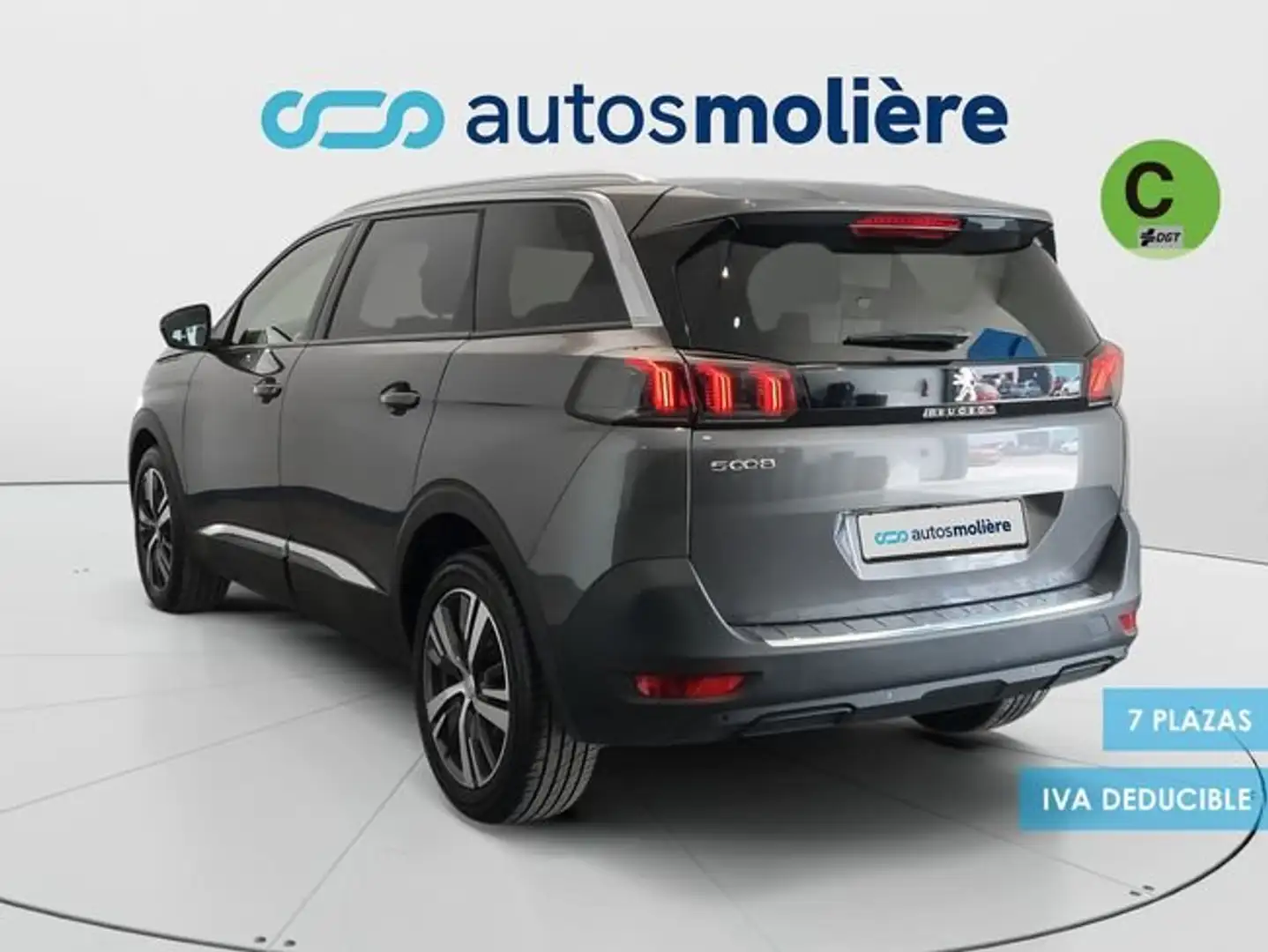 Peugeot 5008 1.2 PureTech S&S Allure 7 pl. 130 Gris - 2
