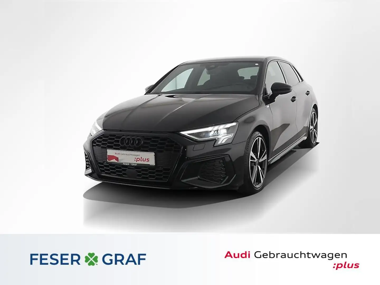 Audi A3 S line 35 TFSI S tronic Navi Plus/ Rückfahrkamera/ Schwarz - 1