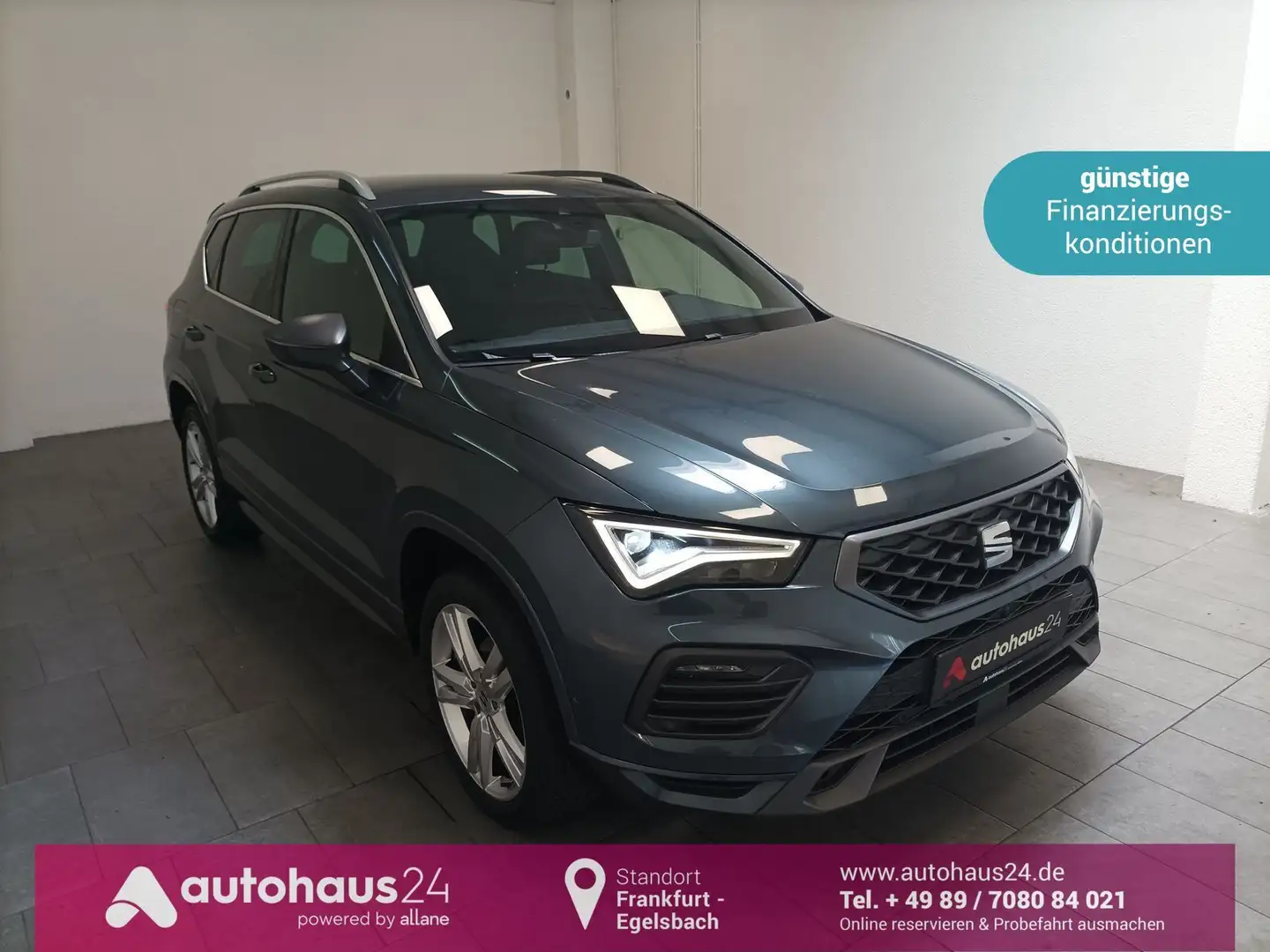 SEAT Ateca 1.5 TSI ACT FR Navi|CAM|V. Cockpit|LED|PDC Gris - 1