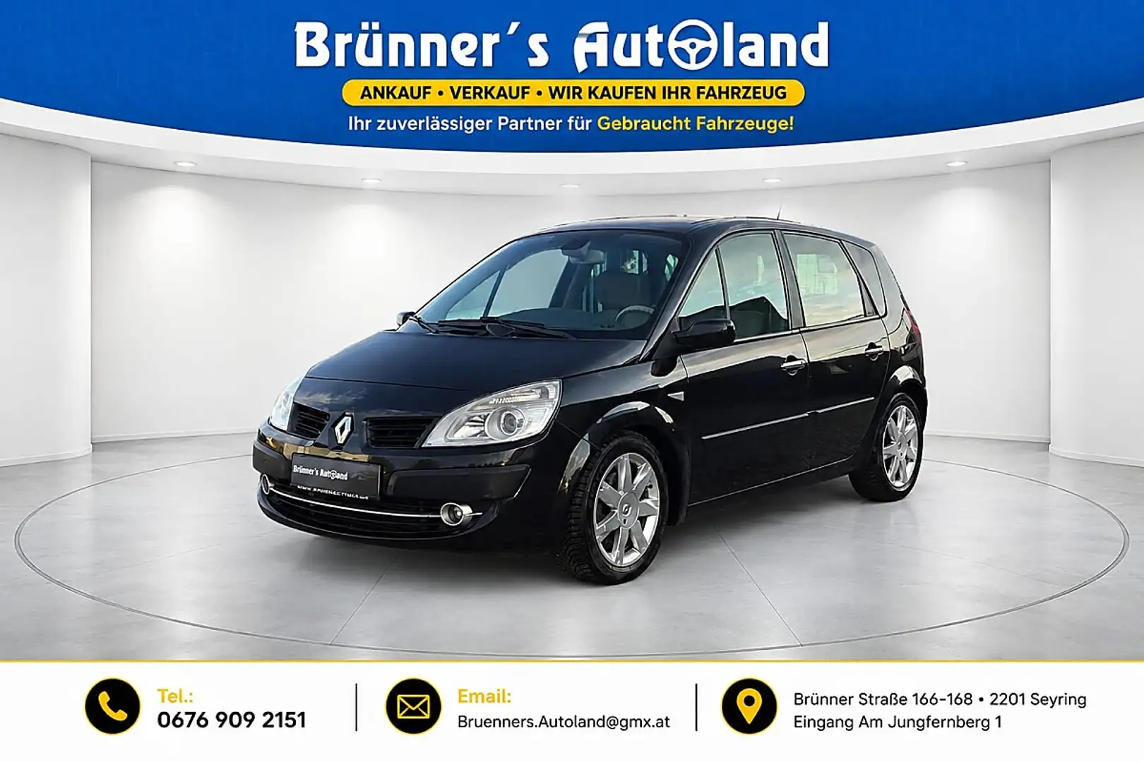 Renault Scenic Scénic II Privilège 2,0 dCi DPF Aut. Anhängervo... Schwarz - 1