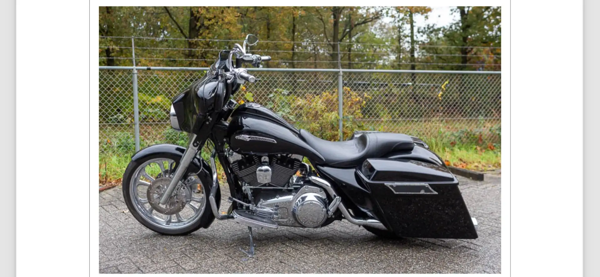 Harley-Davidson Street Glide Streetglide bagger Baddad uitgevoerd Чорний - 1