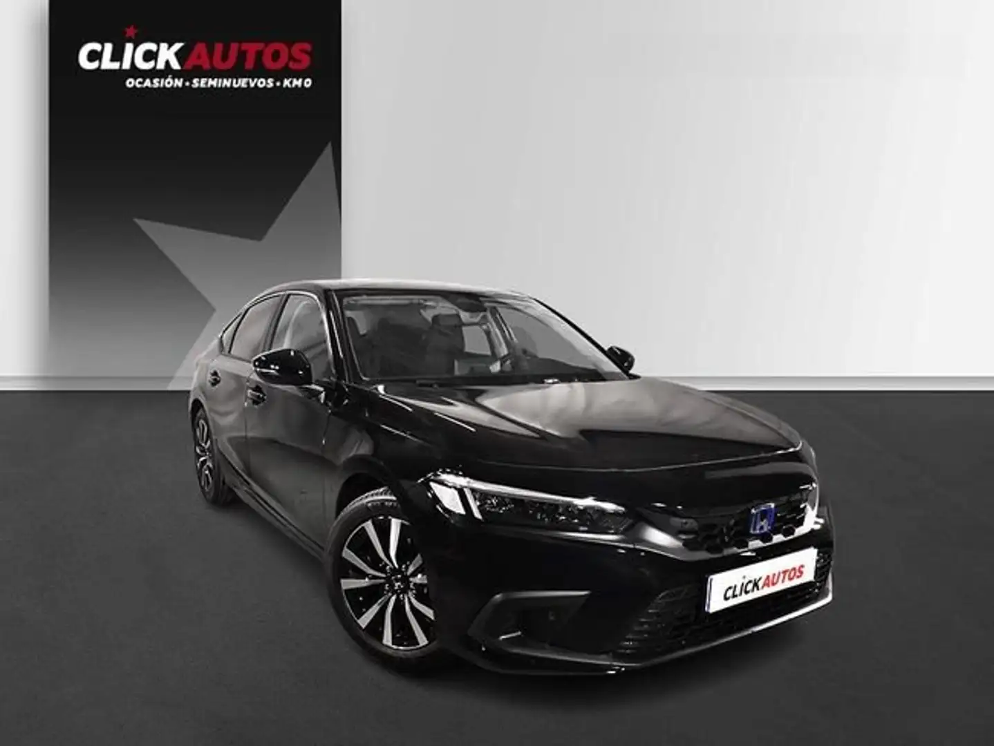 Honda Civic 2.0 I-MMD 184CV Elegance CVT Hybrid Negro - 2