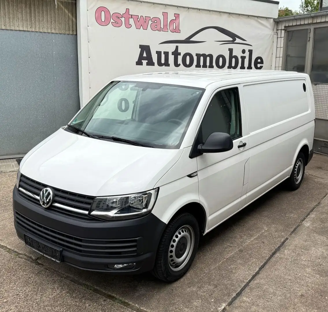 Volkswagen T6 Transporter 2.0 TDI Kasten lang Klima Kamera Weiß - 1
