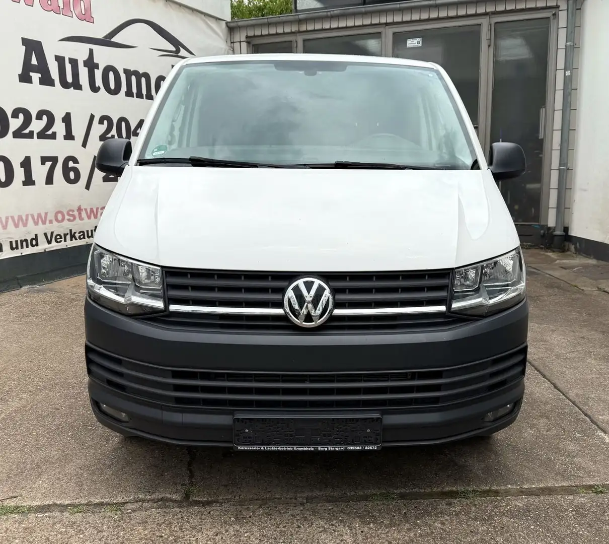 Volkswagen T6 Transporter 2.0 TDI Kasten lang Klima Kamera Weiß - 2