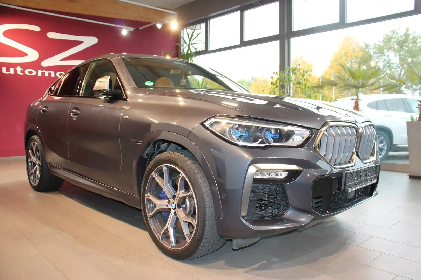 BMW X6 M d M Sport Pano Laser ACC Navi Grau - 1