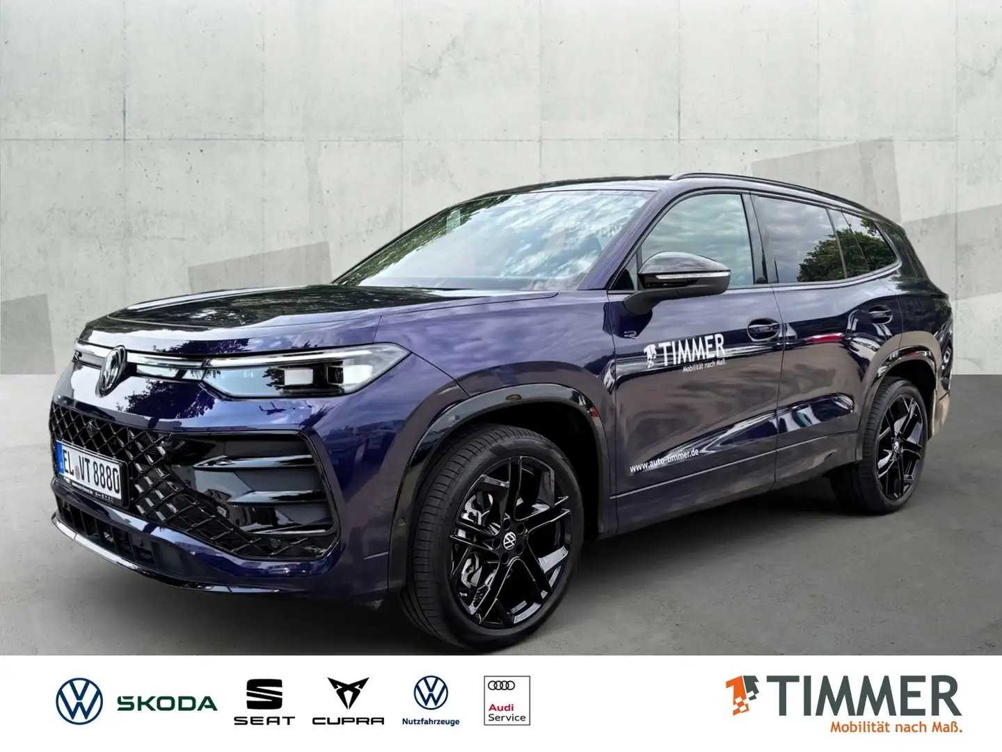 Volkswagen Tayron R-Line 7-Sitzer 2,0 TDI *MATRIX*PANORAMA*AHK*LAUN Violett - 1