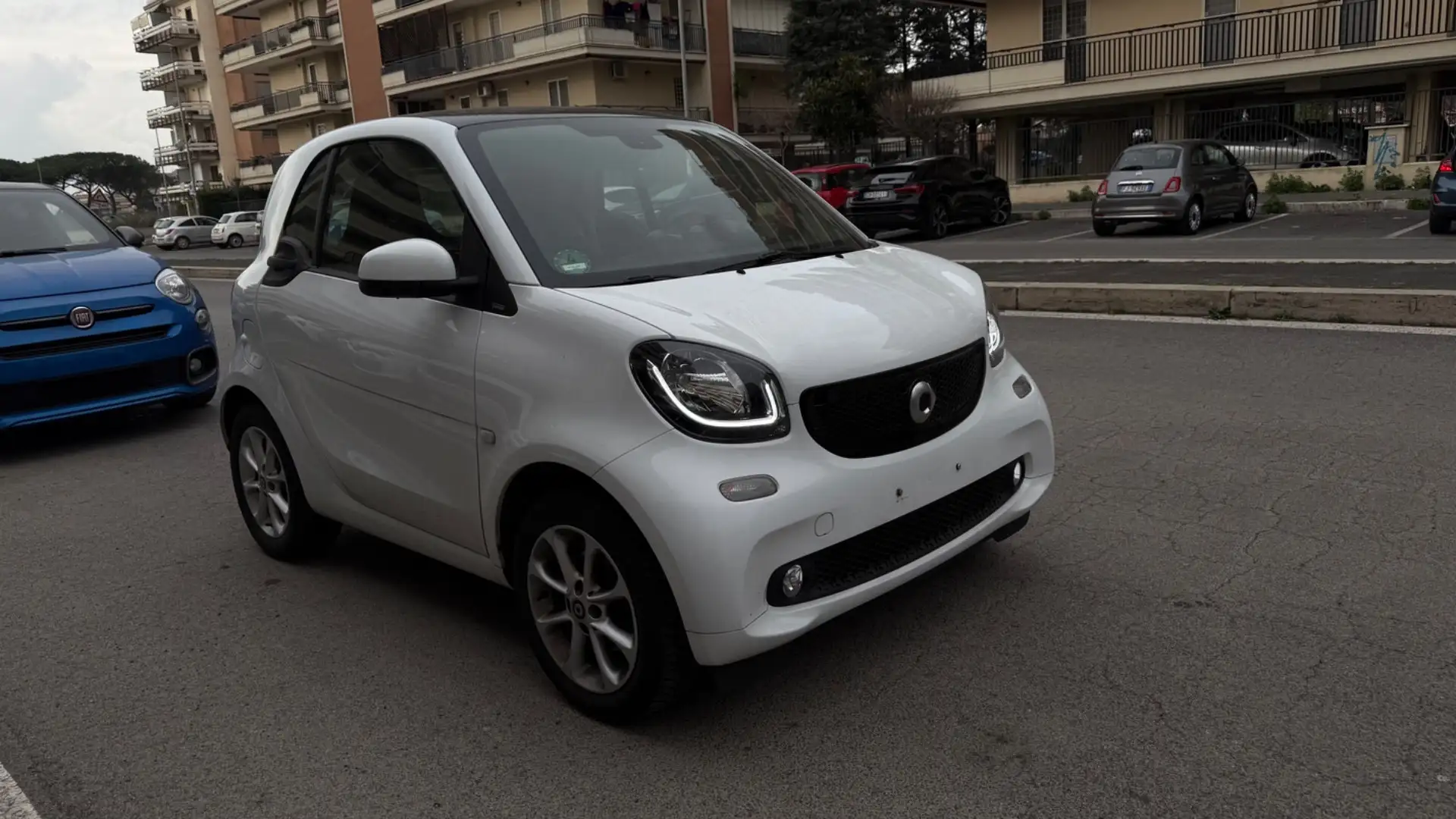 smart forTwo 90 0.9 Turbo Passion LED PANORAMA CERCHI 15 PDC SE Bianco - 2
