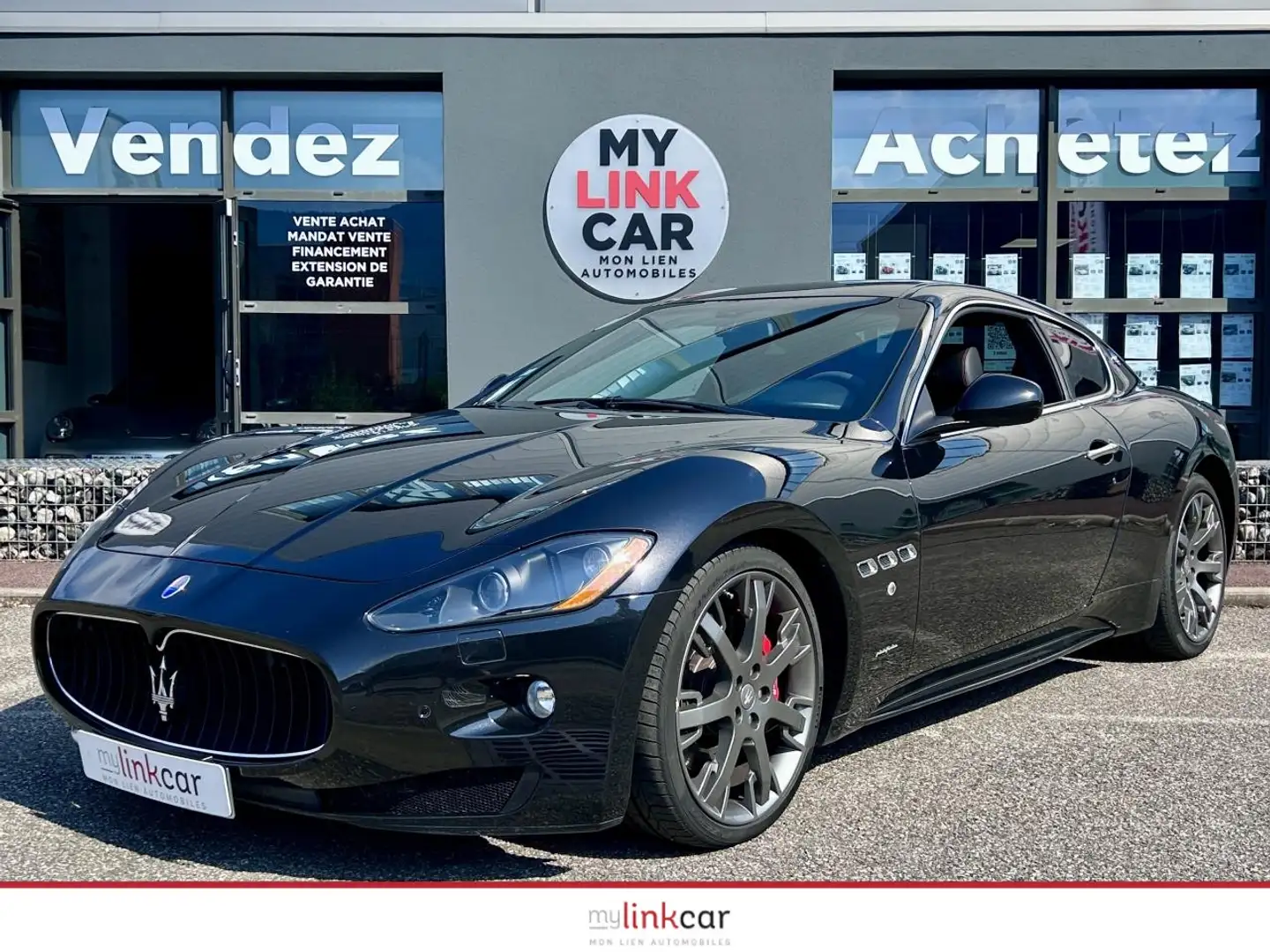 Maserati GranTurismo 4.7 S 440 cv BVR F1 Française Suivi 100% Maserati Noir - 2