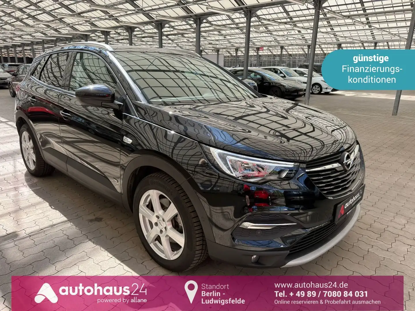 Opel Grandland X 1.6Turbo Hybrid Elegance|Navi|Sitzhz Schwarz - 1