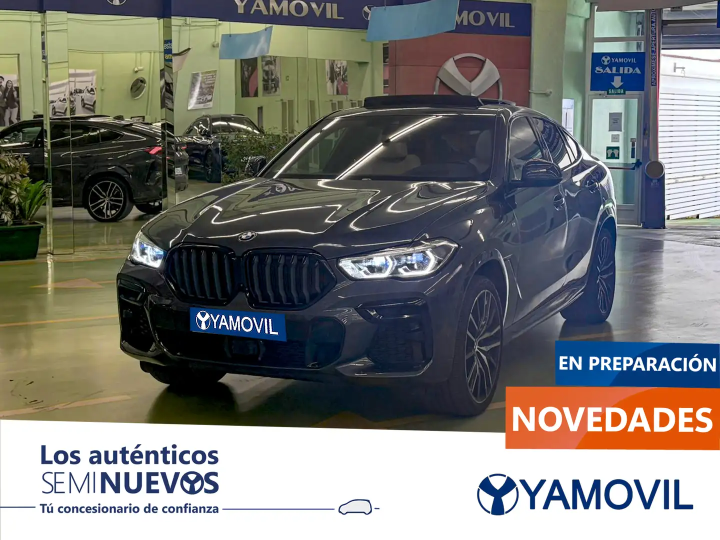 BMW X6 xDrive 30dA Gris - 1