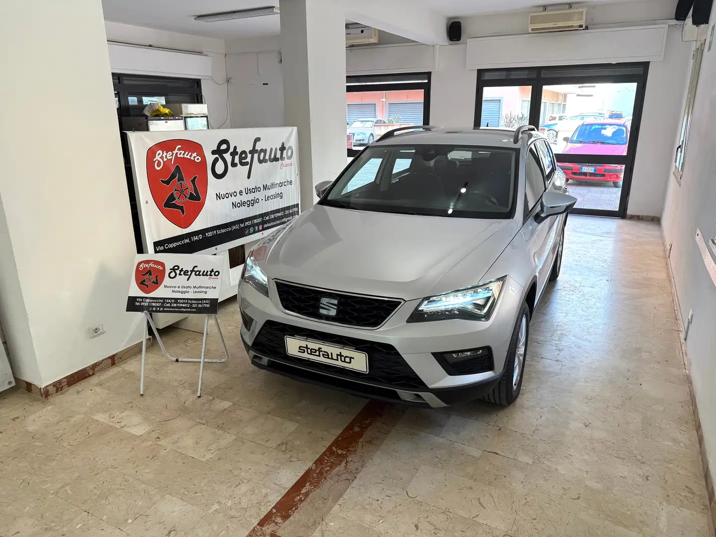 SEAT Ateca Ateca 1.6 tdi 116cv Business DSG Camera LEd Grigio - 1