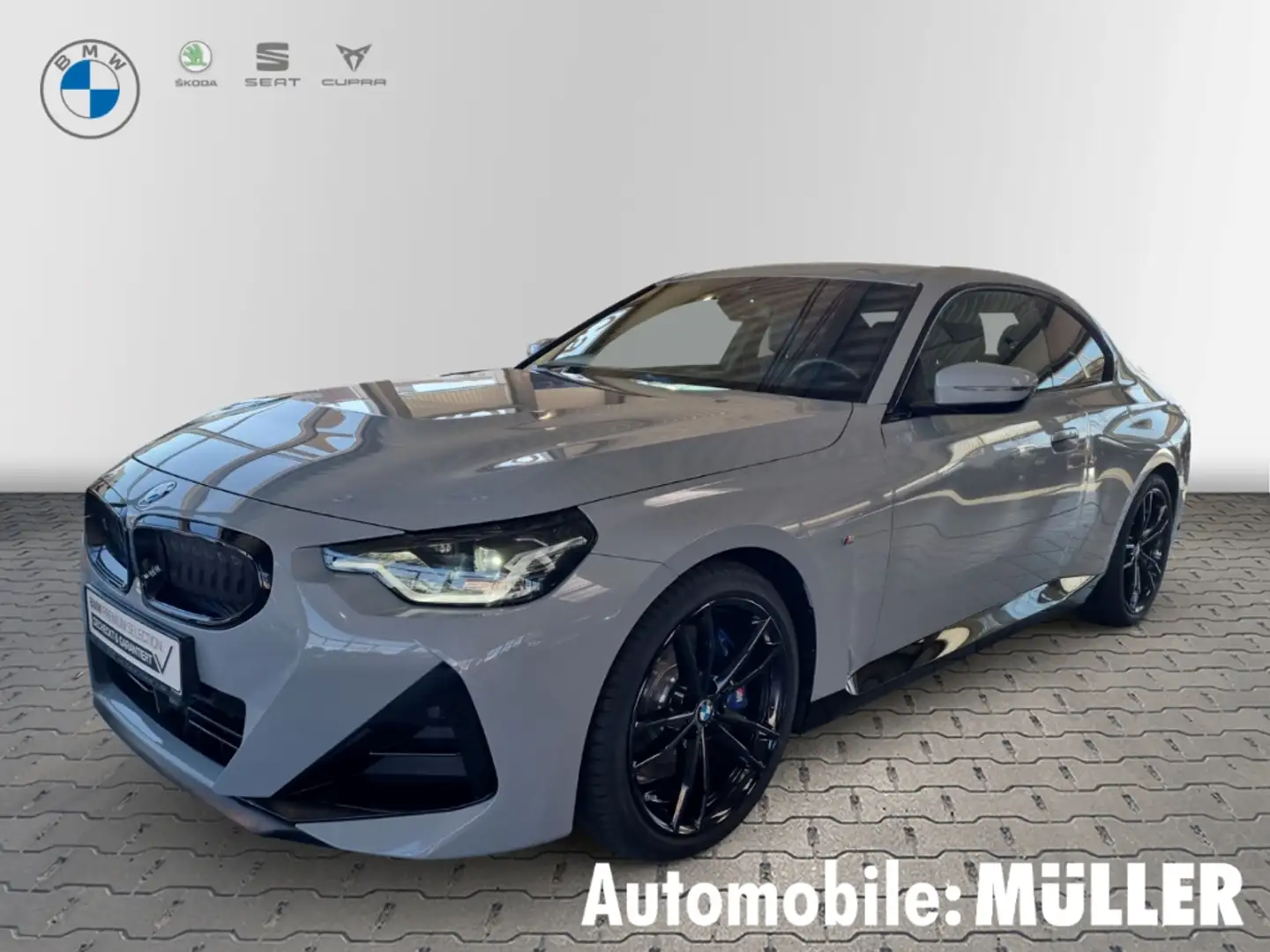 BMW 220 Coupe M Sport Navi Digitales Cockpit Soundsystem L Grijs - 1