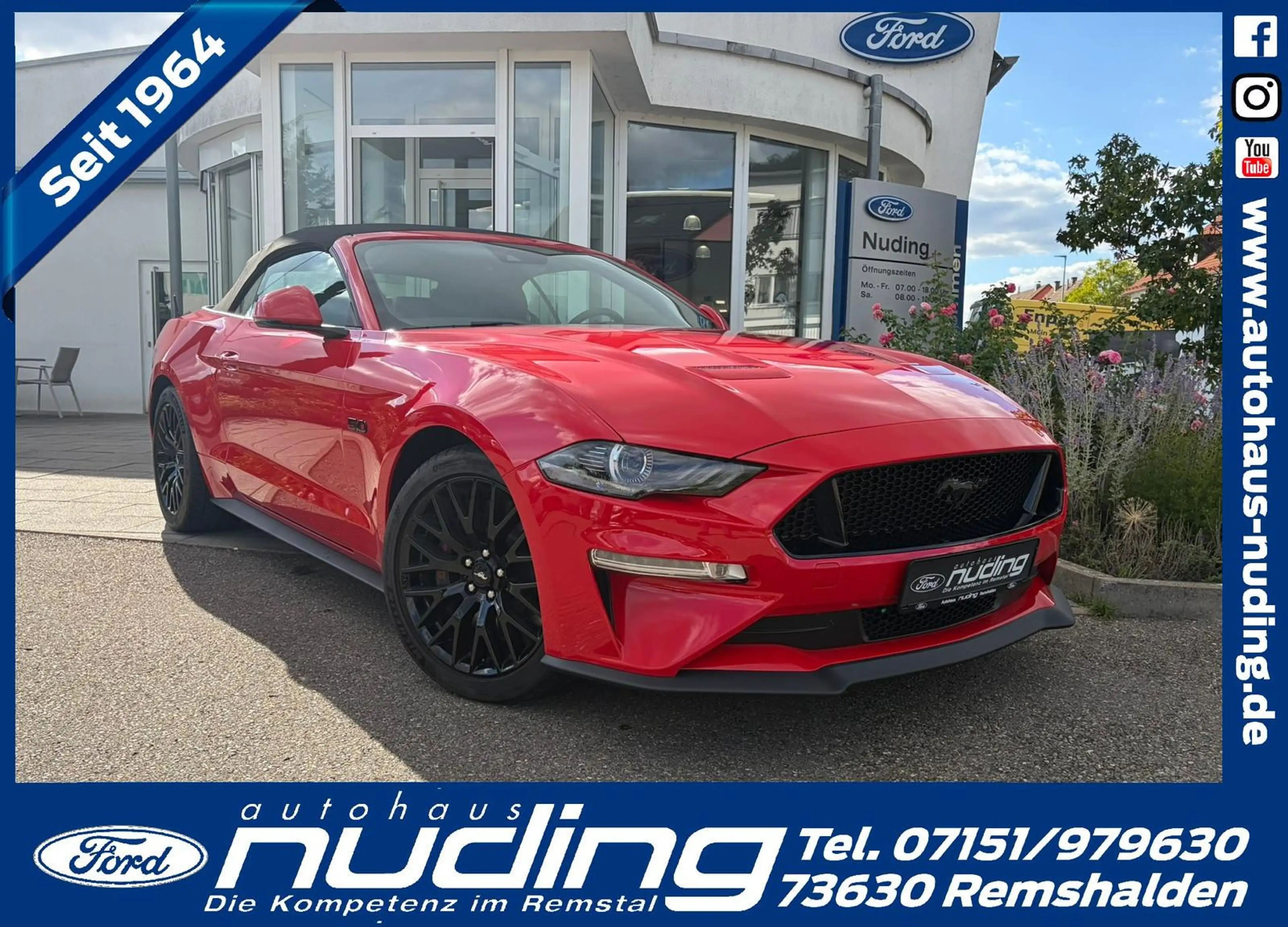 Ford Mustang Convertible 5.0 Ti-VCT V8 Aut. GT