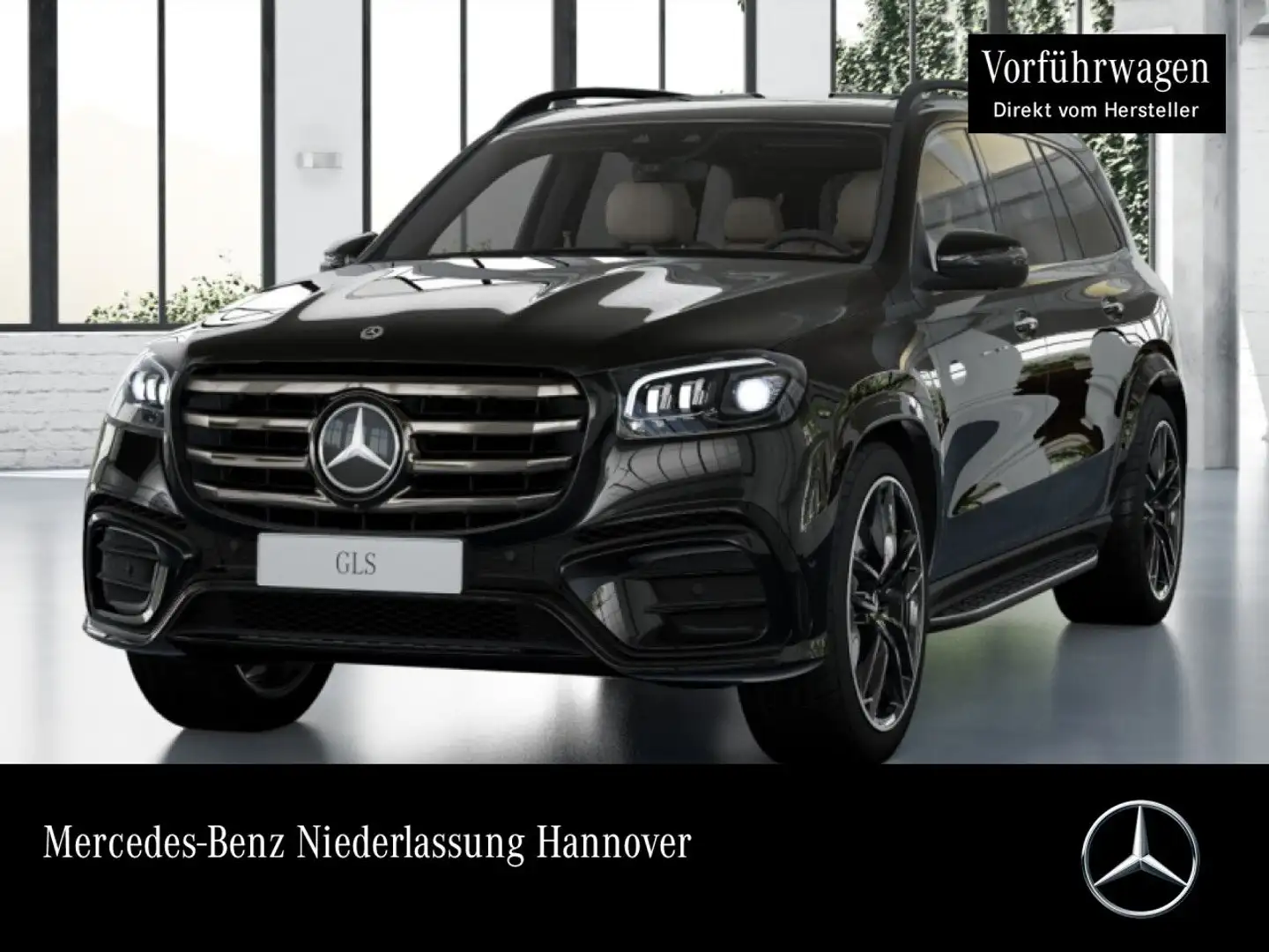 Mercedes-Benz GLS 450 d 4M AMG+NIGHT+PANO+360+AHK+MULTIBEAM+HUD Schwarz - 1