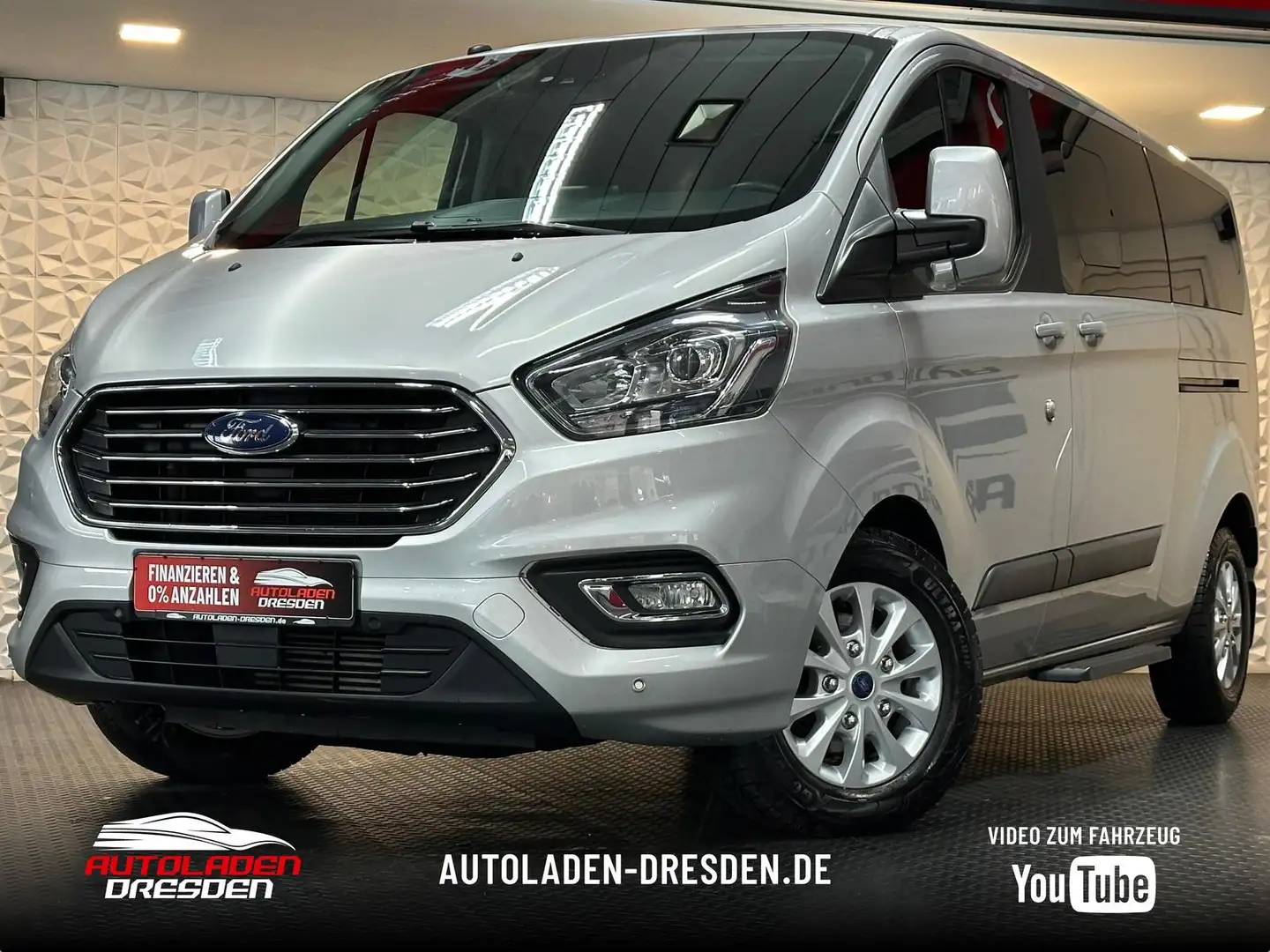 Ford Tourneo Custom 2.0TDCi LED#CAM#SHZ#TEMPO#NAVI Plateado - 1