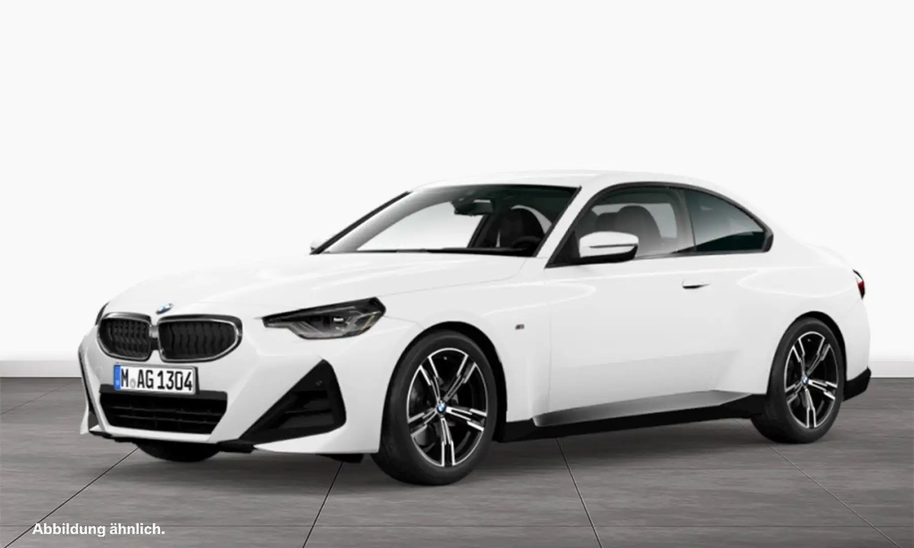 BMW 218 i Coupé MSport Adap.LED | DAB | Kamera | LiveCockp Weiß - 1