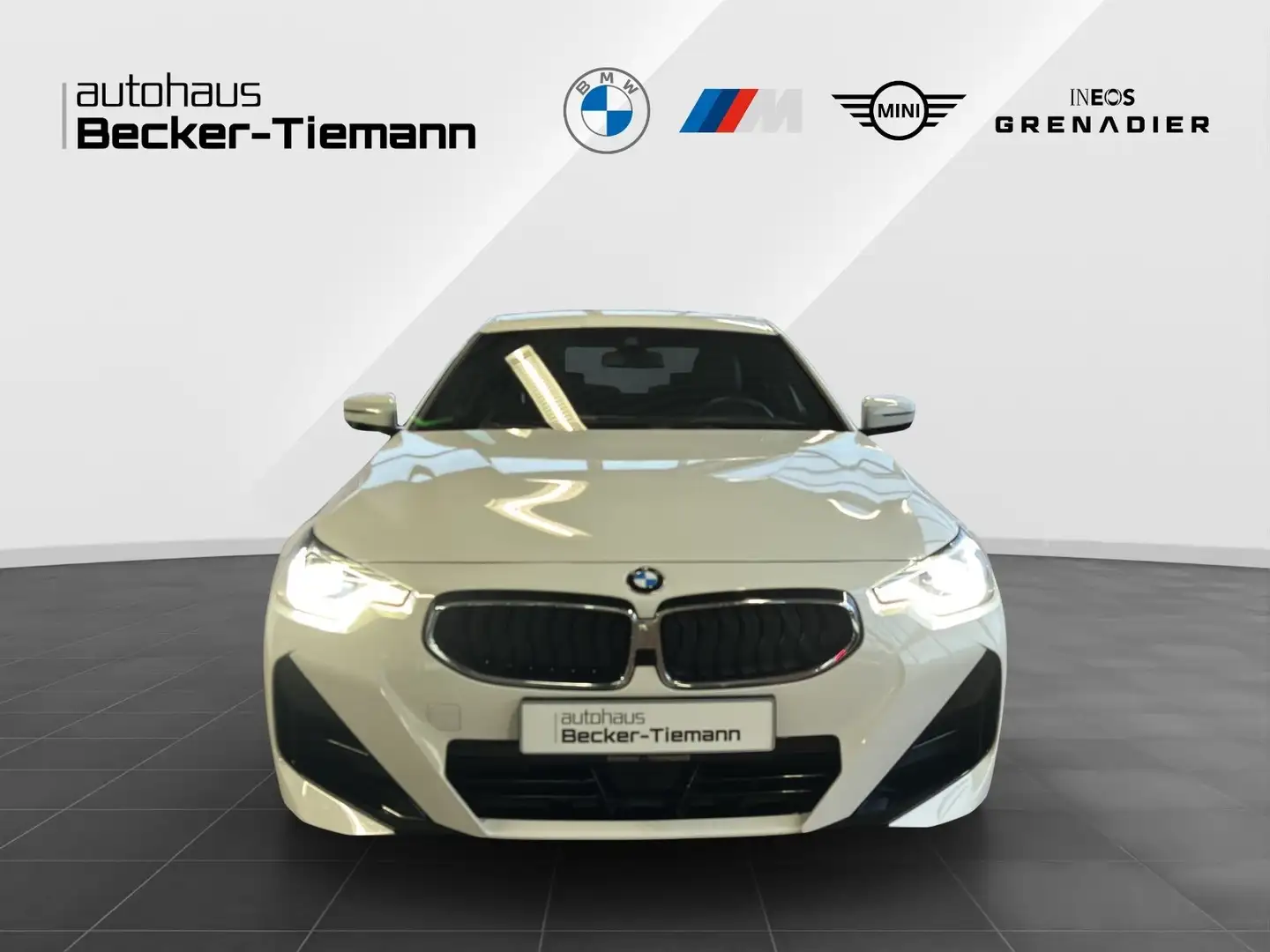 BMW 218 i Coupé MSport Adap.LED | DAB | Kamera | LiveCockp Weiß - 2