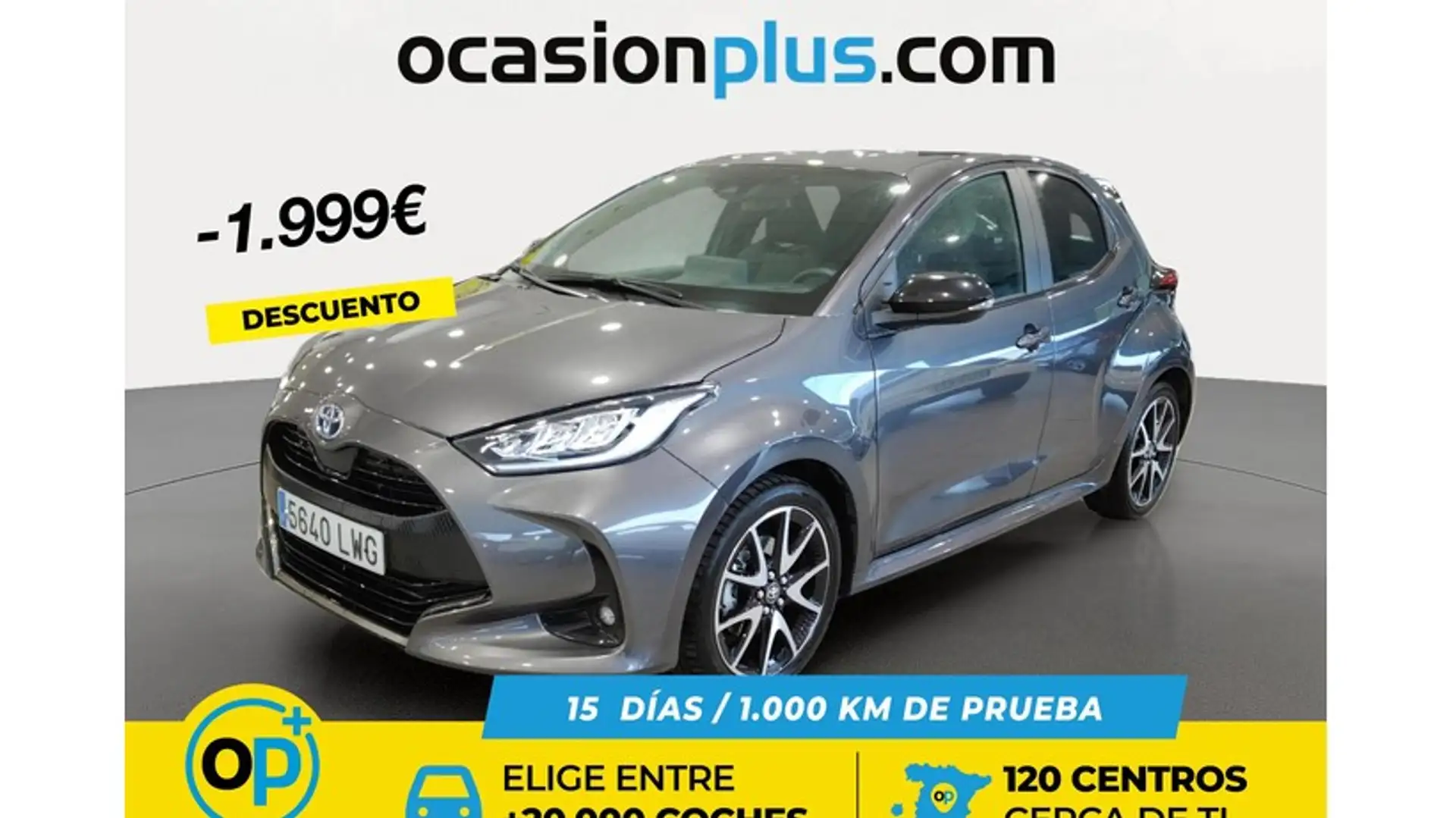 Toyota Yaris 120H 1.5 Style Plus Gris - 1
