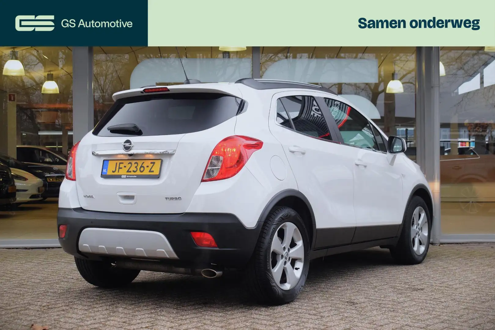 Opel Mokka 1.4 T Cosmo |NAVI|TREKHK|CARPLAY|OPENDAK|LEDER Weiß - 2