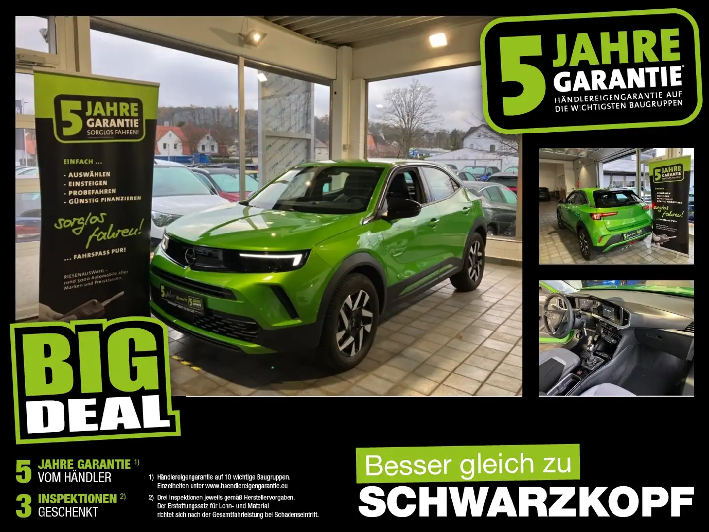 Opel Mokka 1.2T Fin. ab 2,99%  Winterpaket Grün - 1