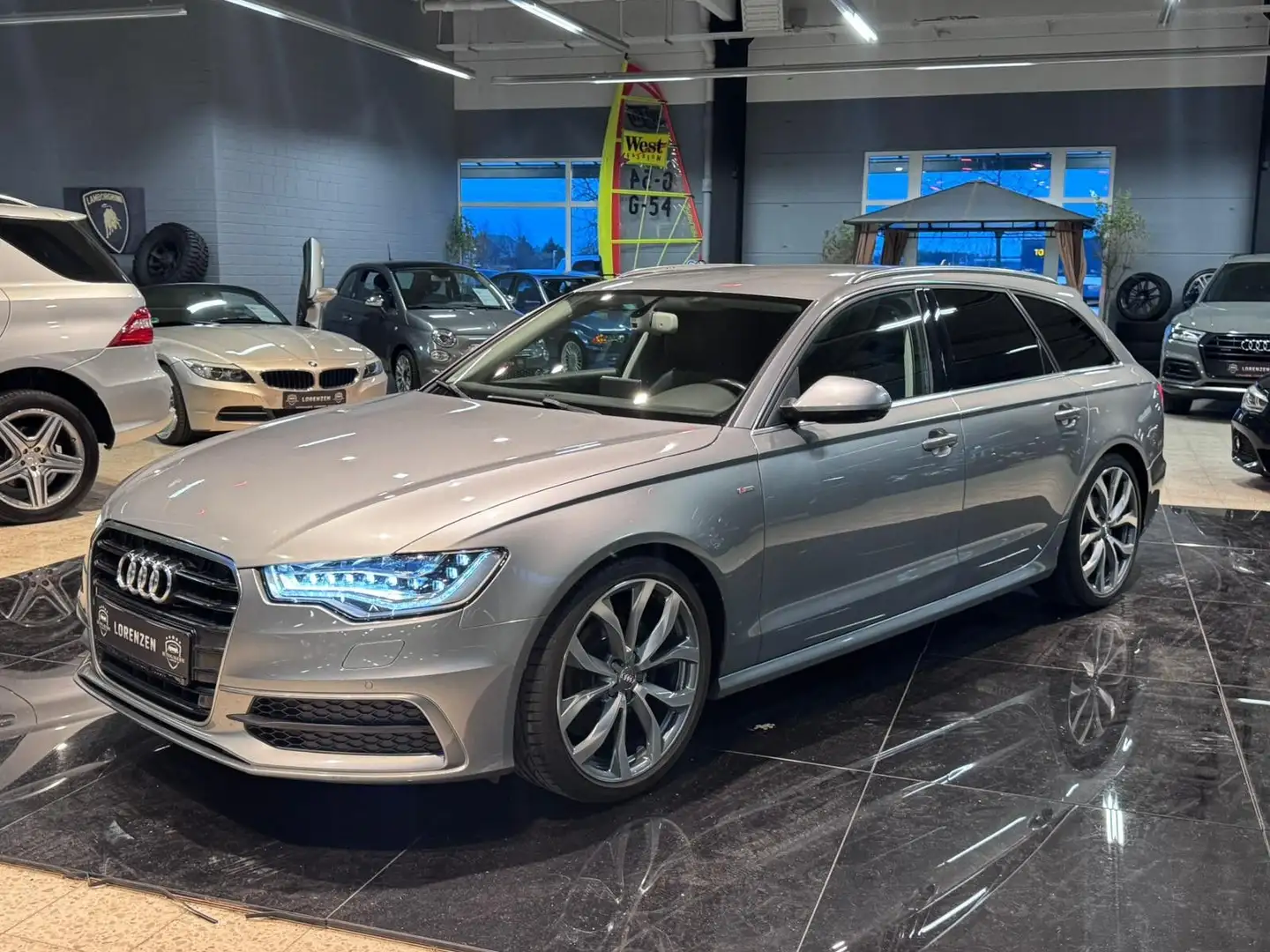 Audi A6 Avant 2.0 TDI Leder LED MMI Sihzg Tempo AHK Grau - 1
