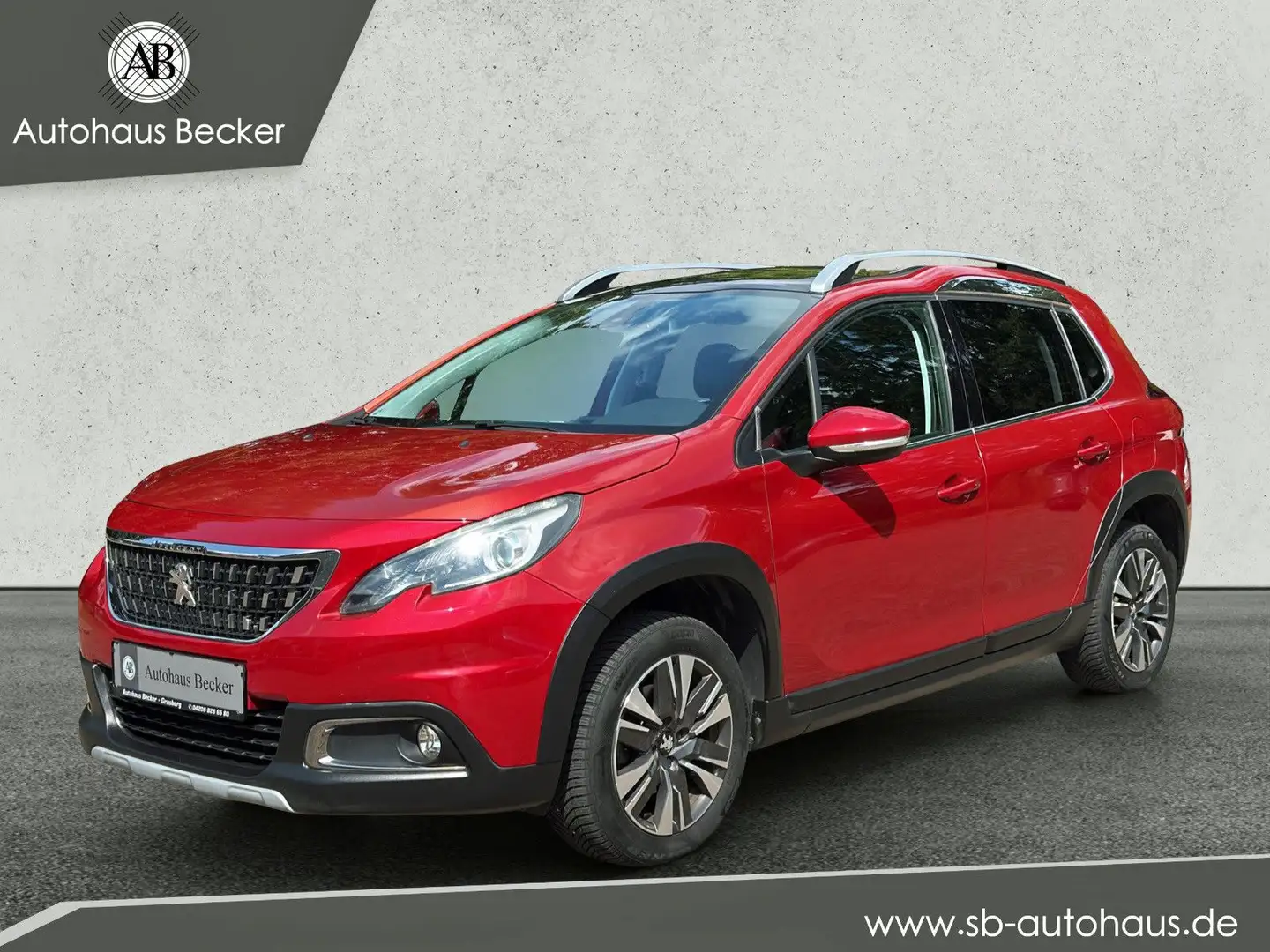 Peugeot 2008 Allure+PANORAMA+NAVI+KAMERA+TEMPOMAT+ Rouge - 1