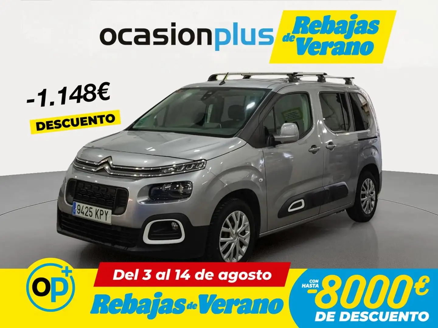 Citroen Berlingo BlueHDi S&S Talla M Feel 130 Gris - 1