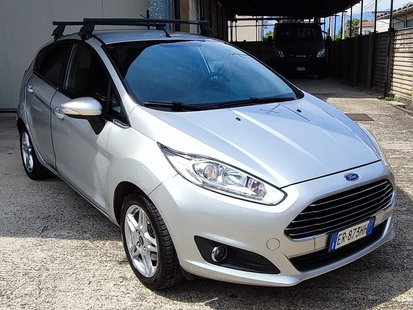 Ford Fiesta Fiesta VI 2014 5p 1.4 16v Titanium Gpl FL Grigio - 1