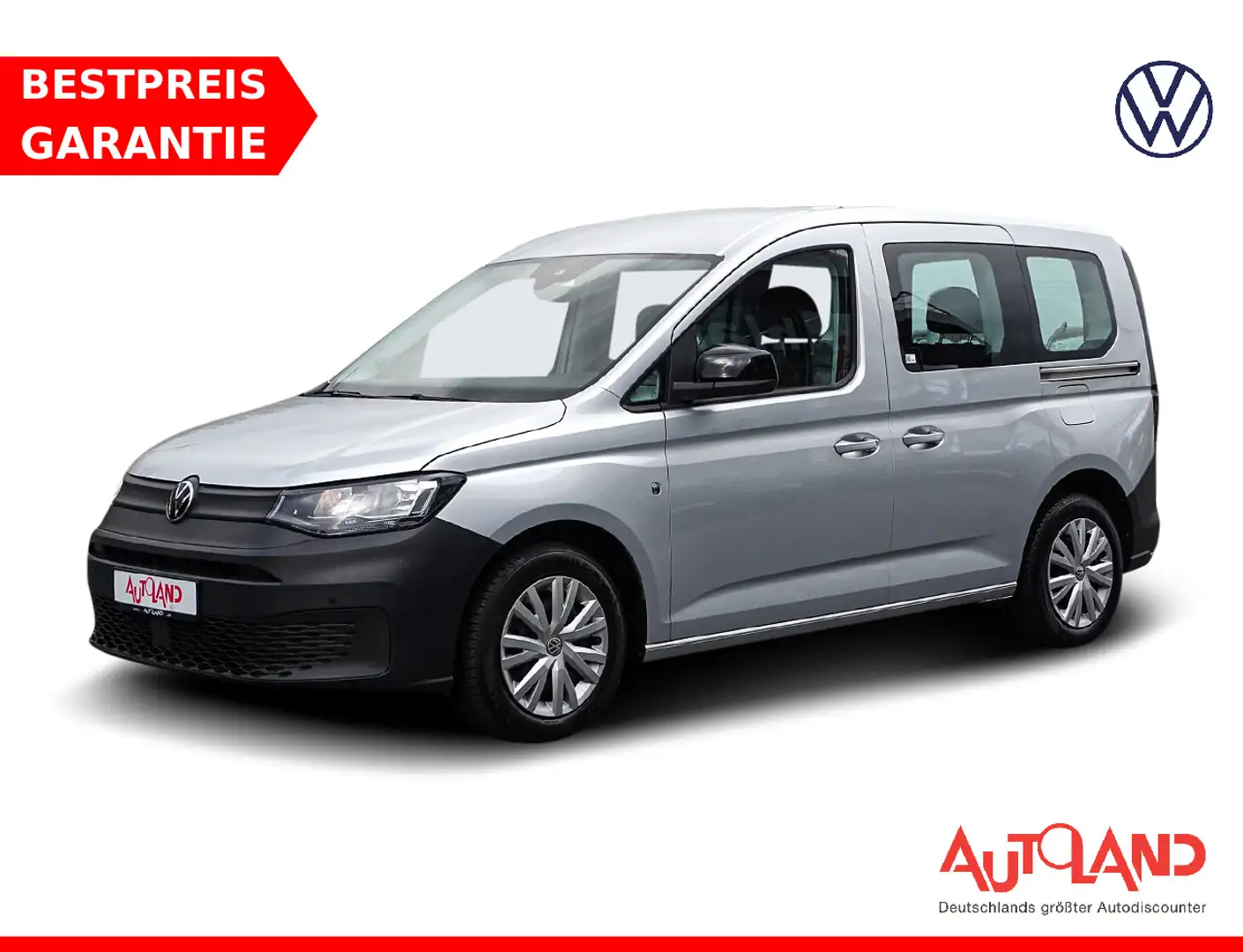 Volkswagen Caddy 2.0 TDI Life Standheizung ACC DAB PDC USB Srebrny - 1