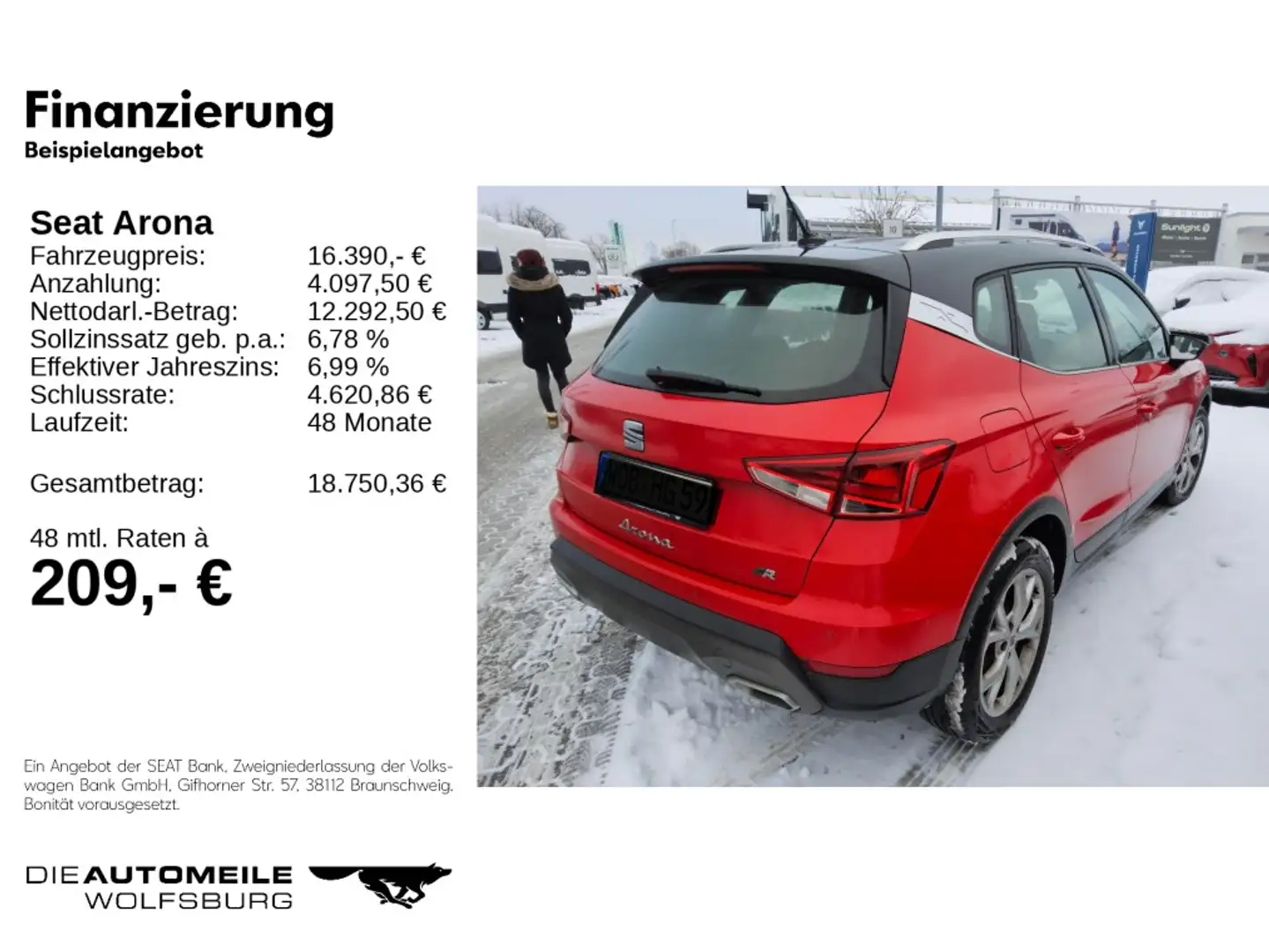SEAT Arona 1.0 TSI FR LED/ACC/Navi Rot - 2