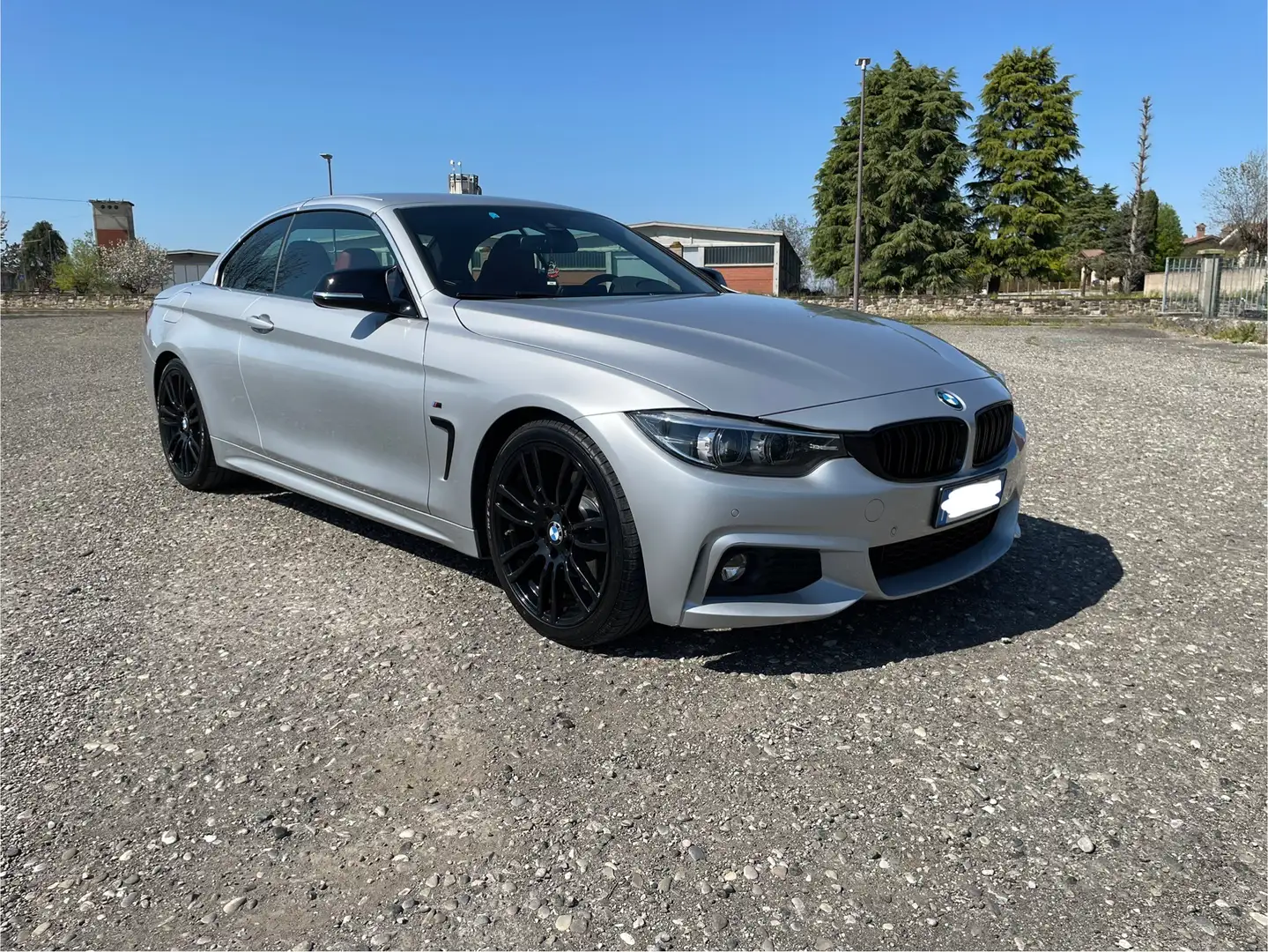 BMW 430 430i Cabrio Msport auto Argent - 2