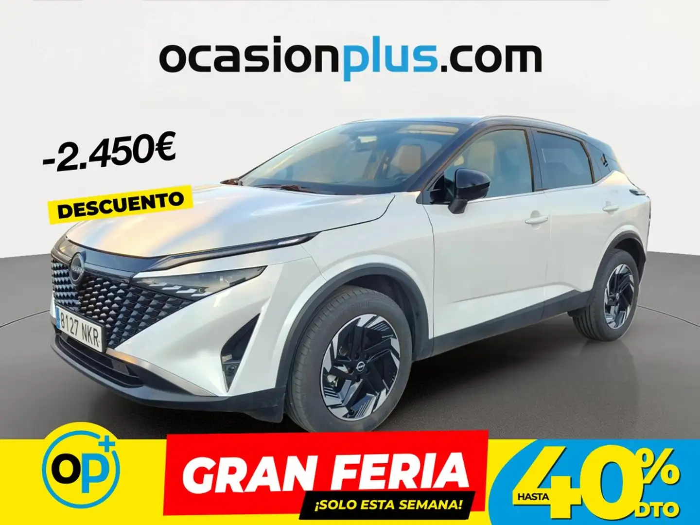 Nissan Qashqai 1.3 DIG-T mHEV 12V N-Connecta 4x2 Aut. 117kW Blanco - 1
