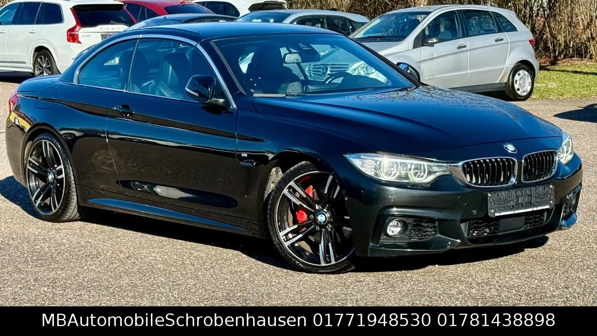 BMW 435 Cabrio 435 d xDrive M SPORT PAKET Black - 1
