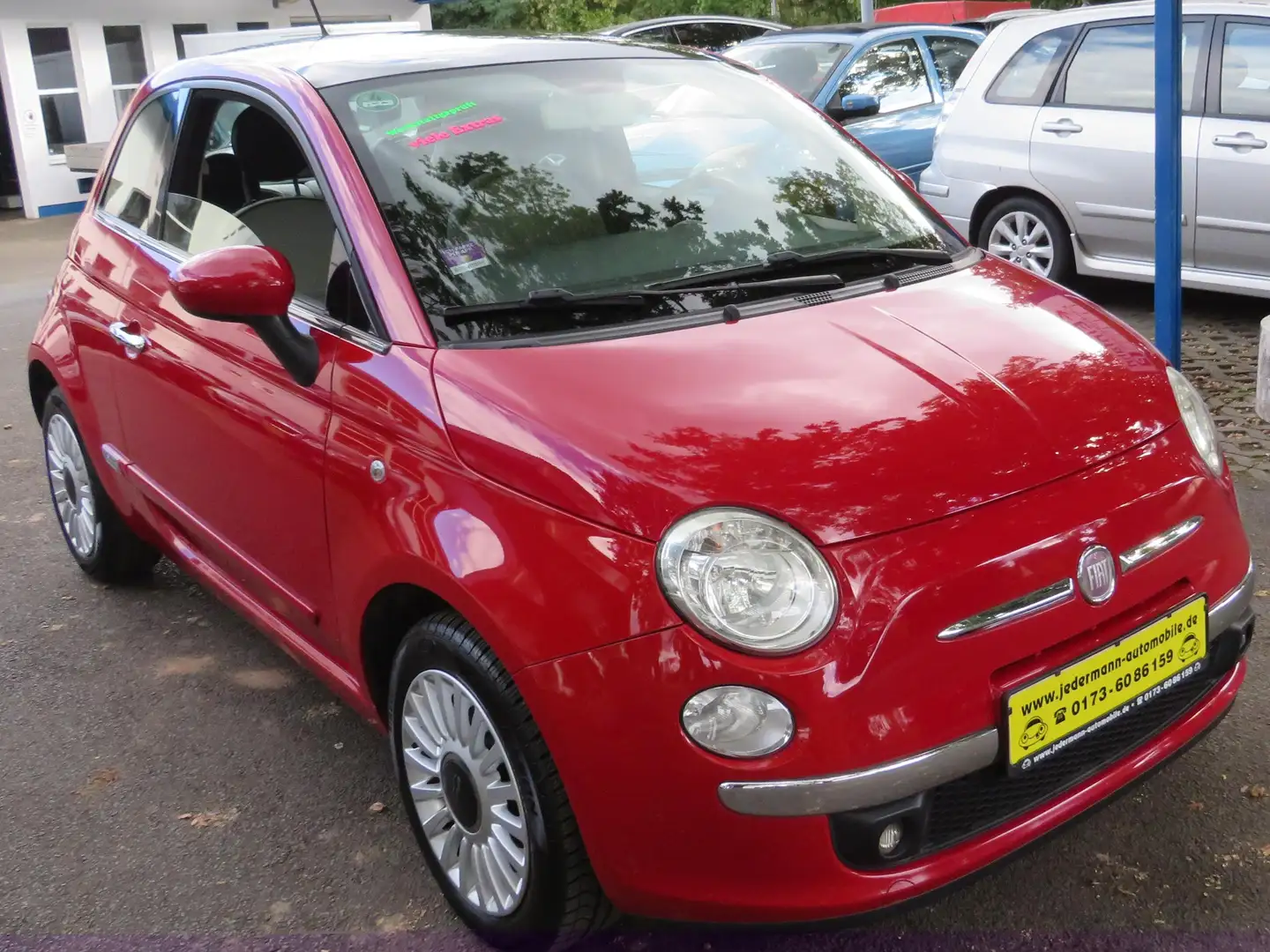 Fiat 500 Lounge Panorama Rot - 1
