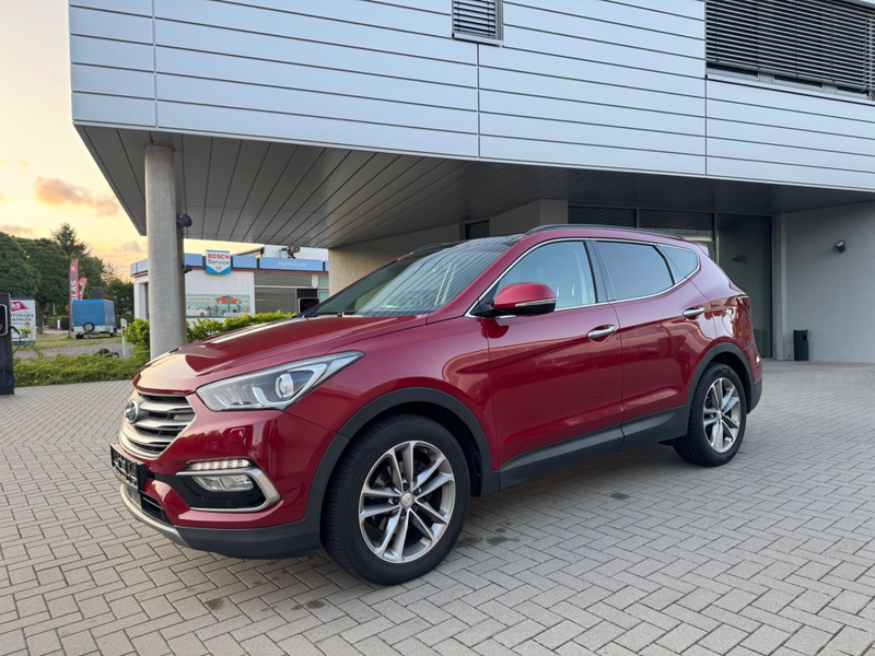 Hyundai SANTA FE blue Premium 4WD AUTOMATIK PANO LEDER — photo 4
