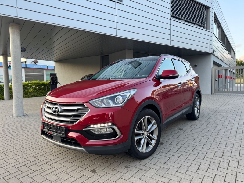 Hyundai SANTA FE blue Premium 4WD AUTOMATIK PANO LEDER — photo 2