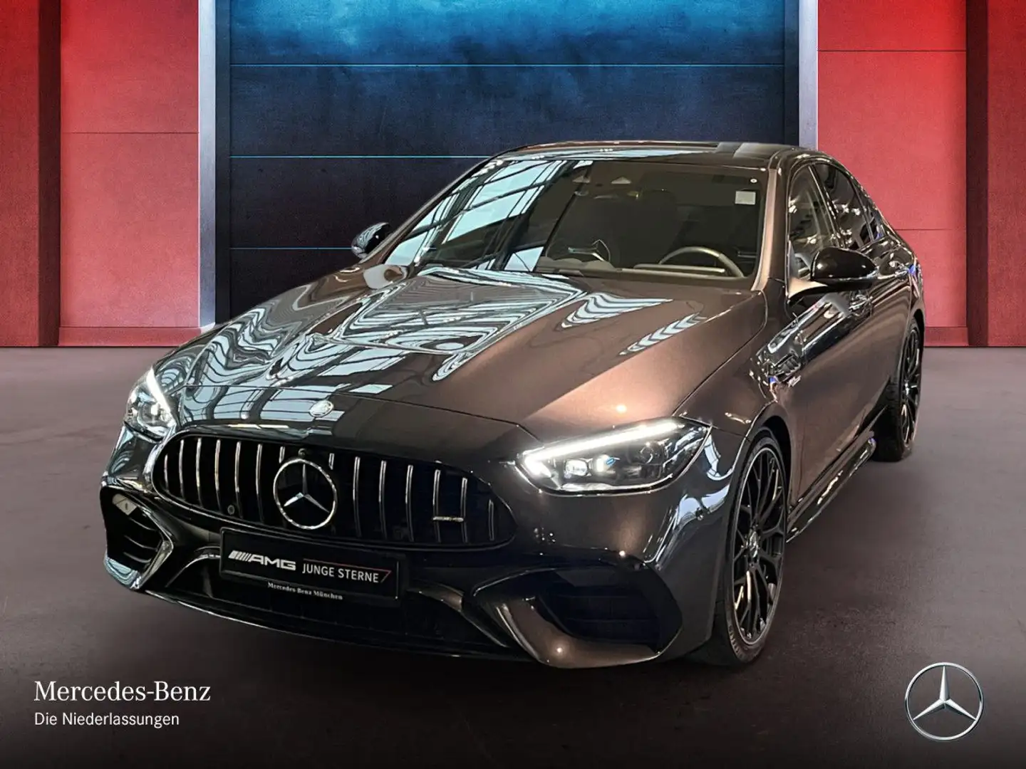 Mercedes-Benz C 63 AMG C 63 S E NIGHT+DRIVERS+PANO+360+BURMESTER+KEYLESS Grau - 2