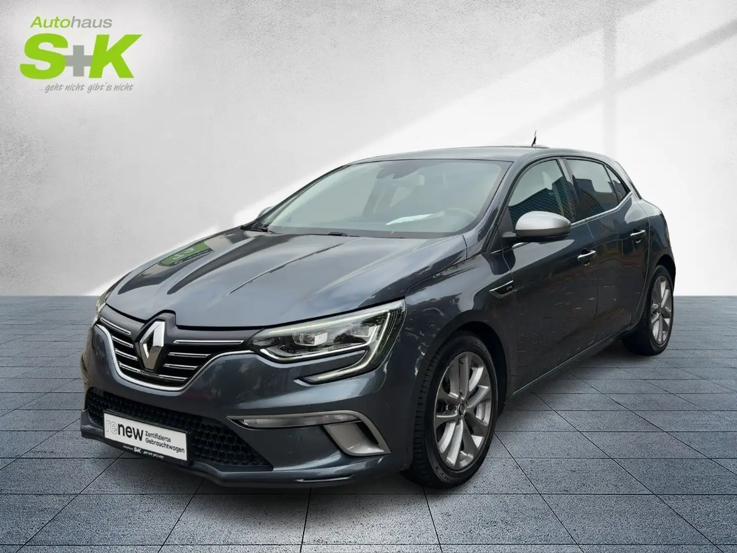 Renault Megane 5-Türer GT Line TCe 160 GPF *SHZ*NAVI*CAM Grijs - 1