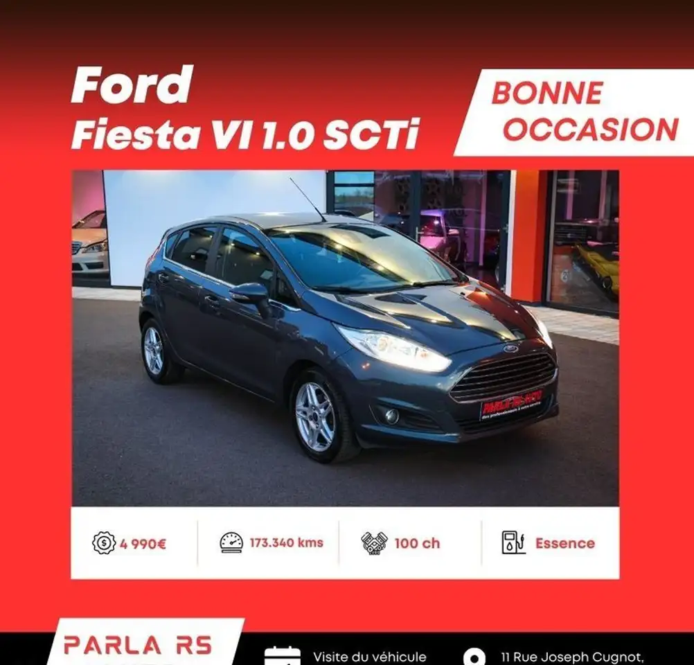 Ford Fiesta VI 1.0 SCTi EcoBoost 100ch