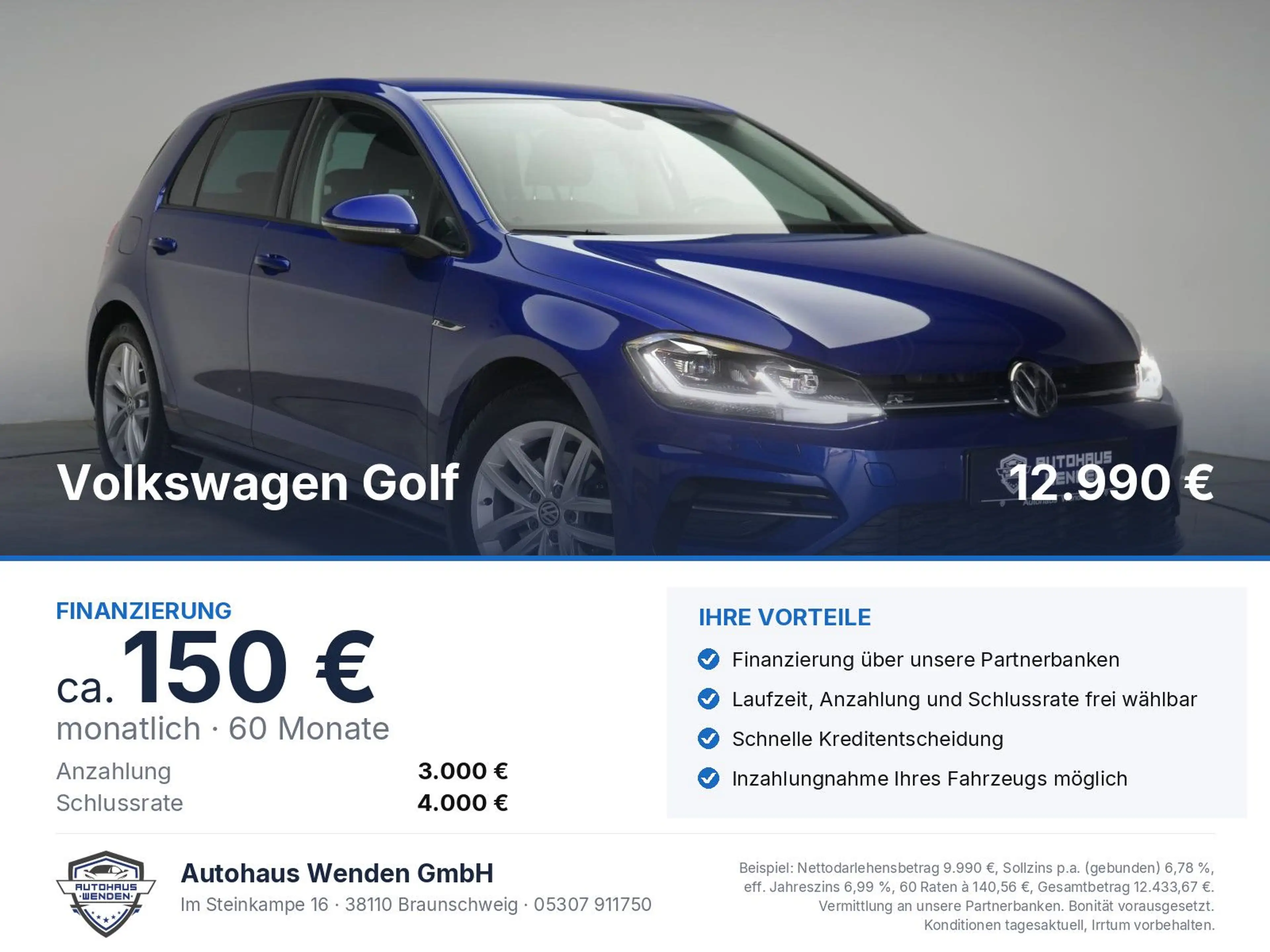 Volkswagen Golf 1.6 TDI R line Comfortline Appconnect/Temp/